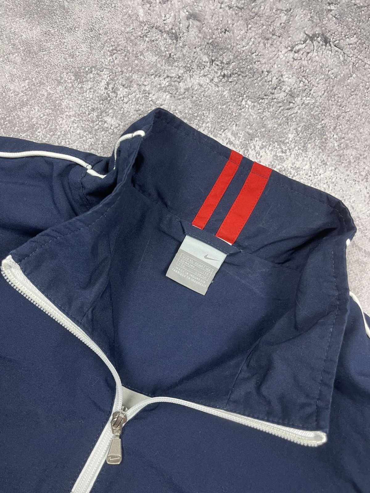 Nike Vintage Nike Track Jacket Full Zip 00s Swoosh Drill Y2K Size US XL / EU 56 / 4 - 8 Thumbnail