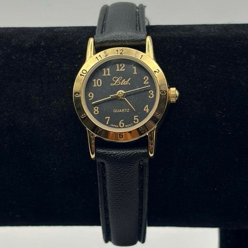 Other Vintage Black & Gold Ltd Watch Size ONE SIZE - 2 Thumbnail