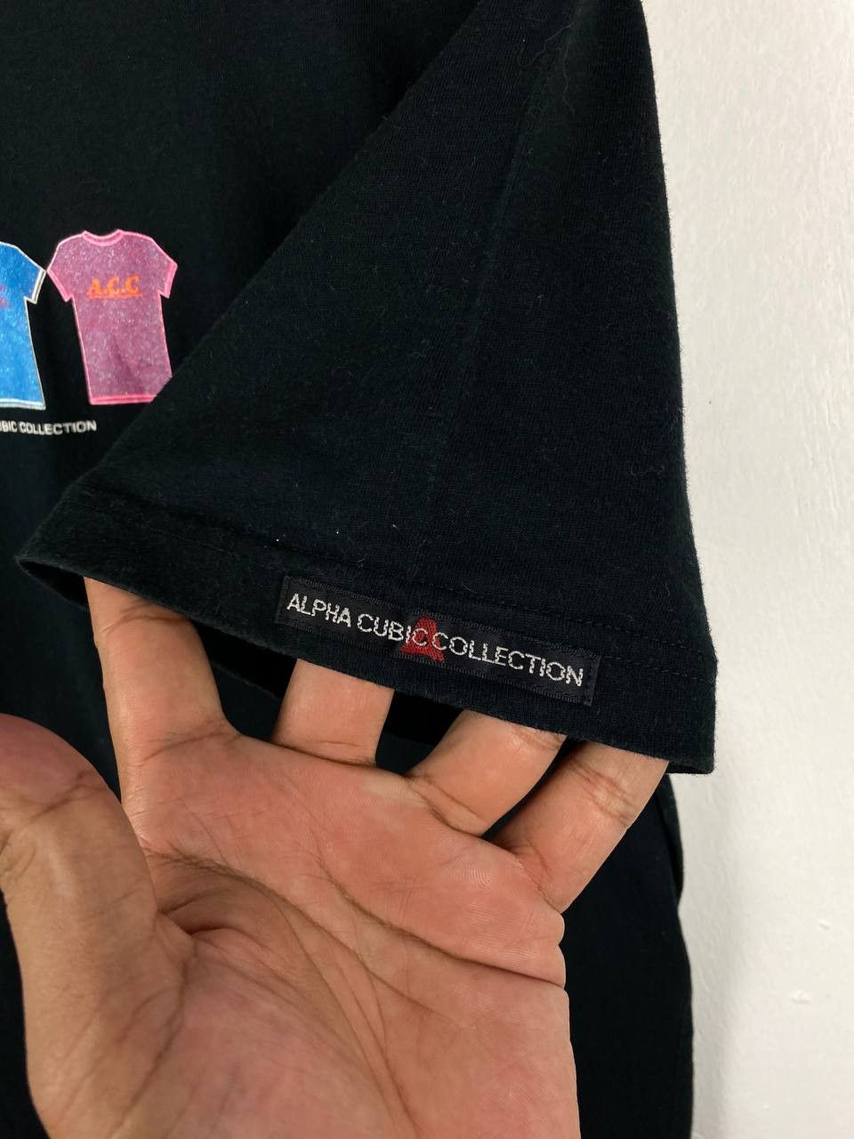 Japanese Brand alpha cubic collection tee nice design Size US L / EU 52-54 / 3 - 3 Thumbnail