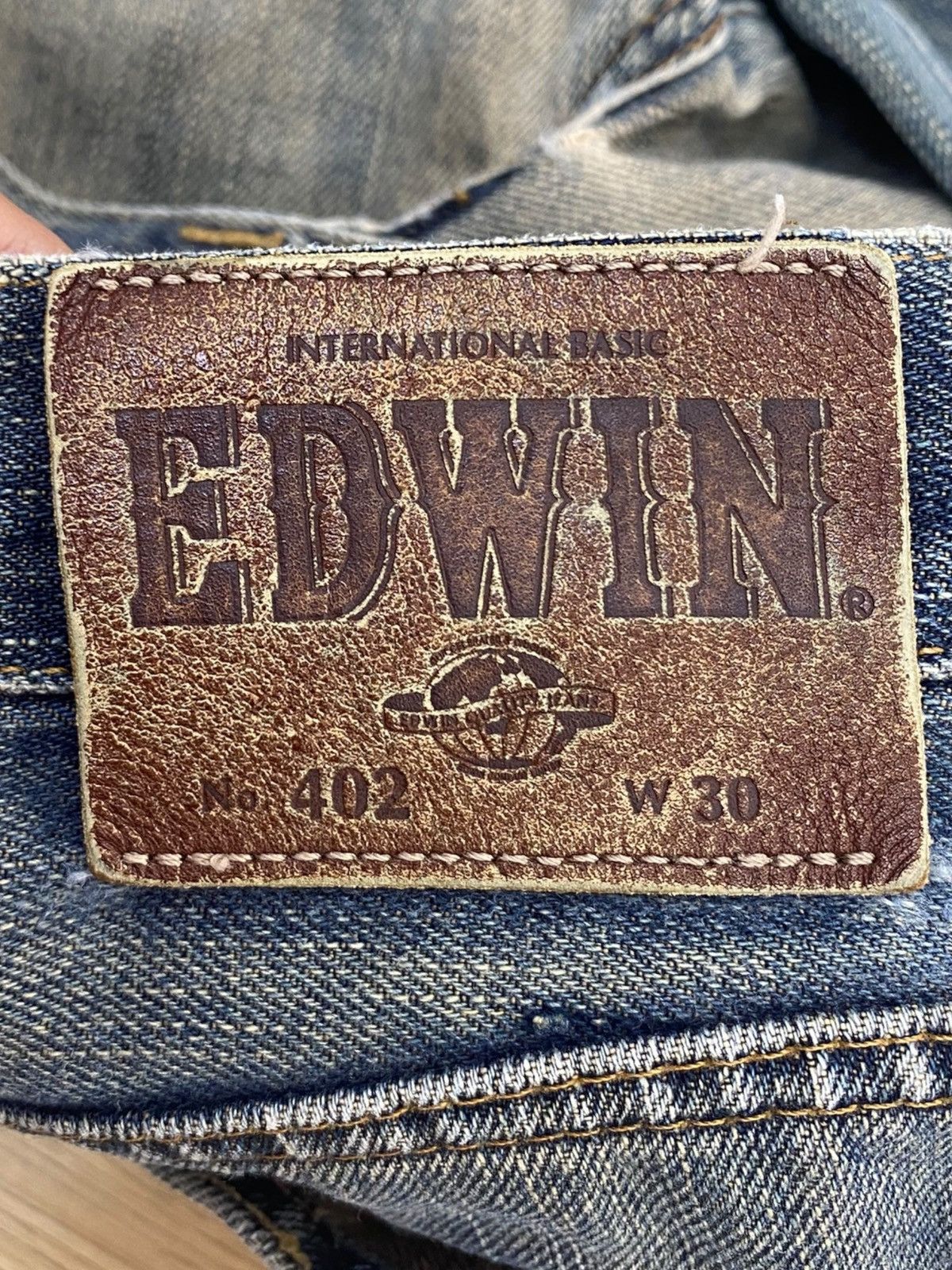 Edwin Edwin Blue Acid Wash Style Straight Cut Jeans Size US 28 / EU 44 - 11 Thumbnail