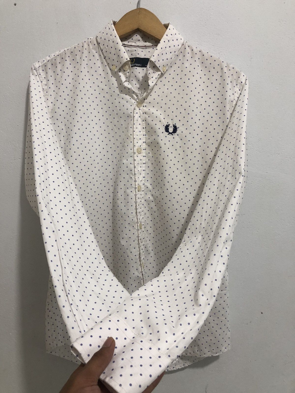 Fred Perry × Japanese Brand FRED PERRY BUTTON SHIRT Size US M / EU 48-50 / 2 - 2 Thumbnail