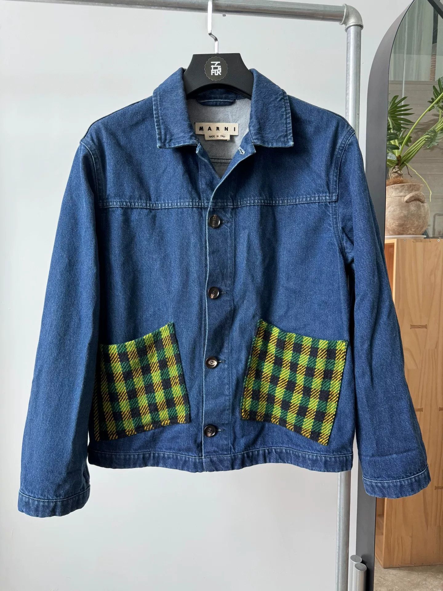 Marni Marni Denim Wool Jacket with Color Block Size US M / EU 48-50 / 2 - 1 Thumbnail