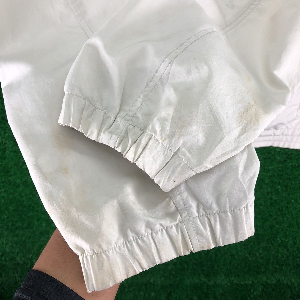 Japanese Brand × Vintage Vintage 90's First Down Zipper Nylon Light Jacket Size US L / EU 52-54 / 3 - 10 Thumbnail