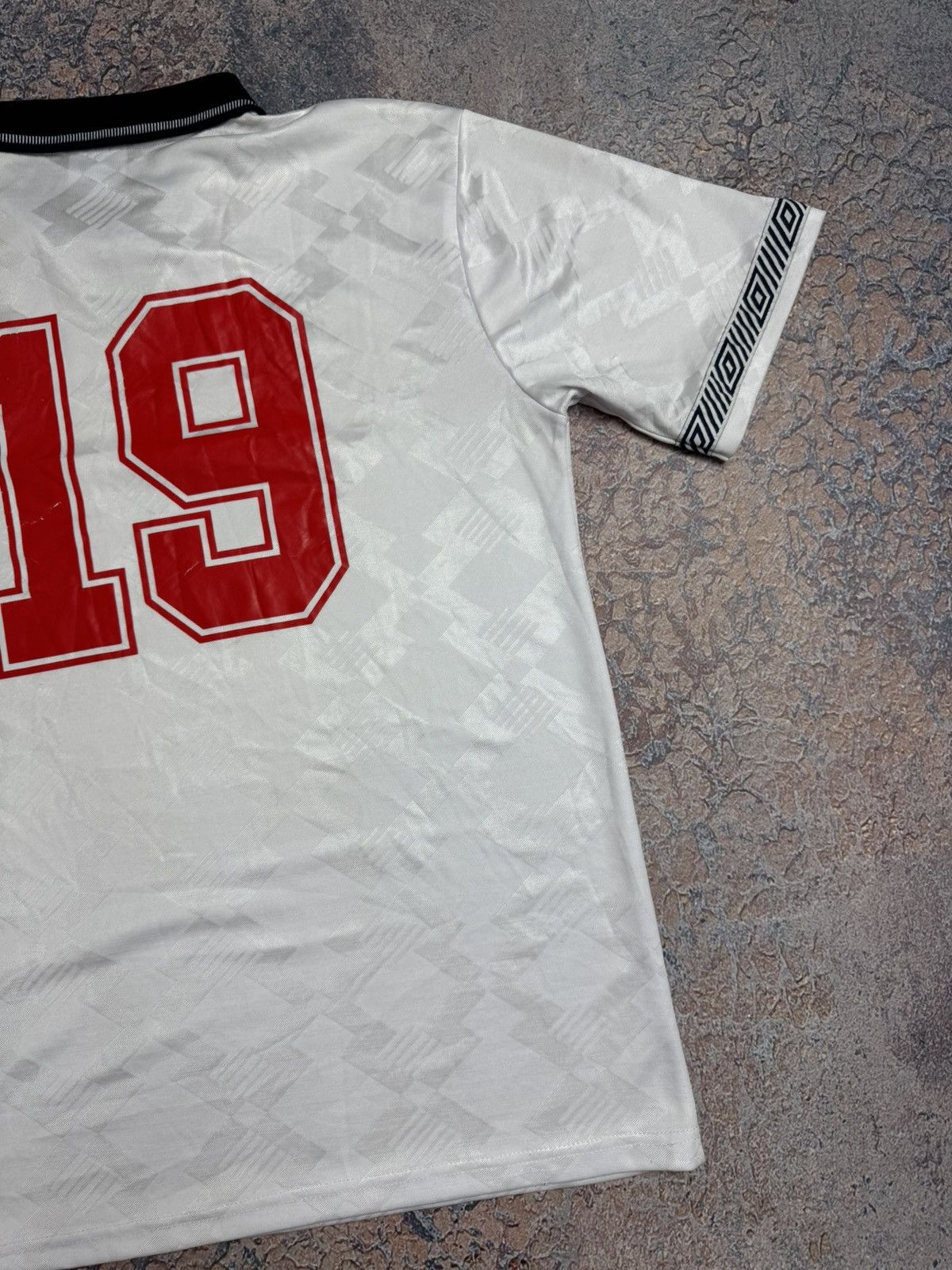 Vintage Vintage England Score draw 1990/92 #19 Soccer jersey Size US L / EU 52-54 / 3 - 9 Thumbnail