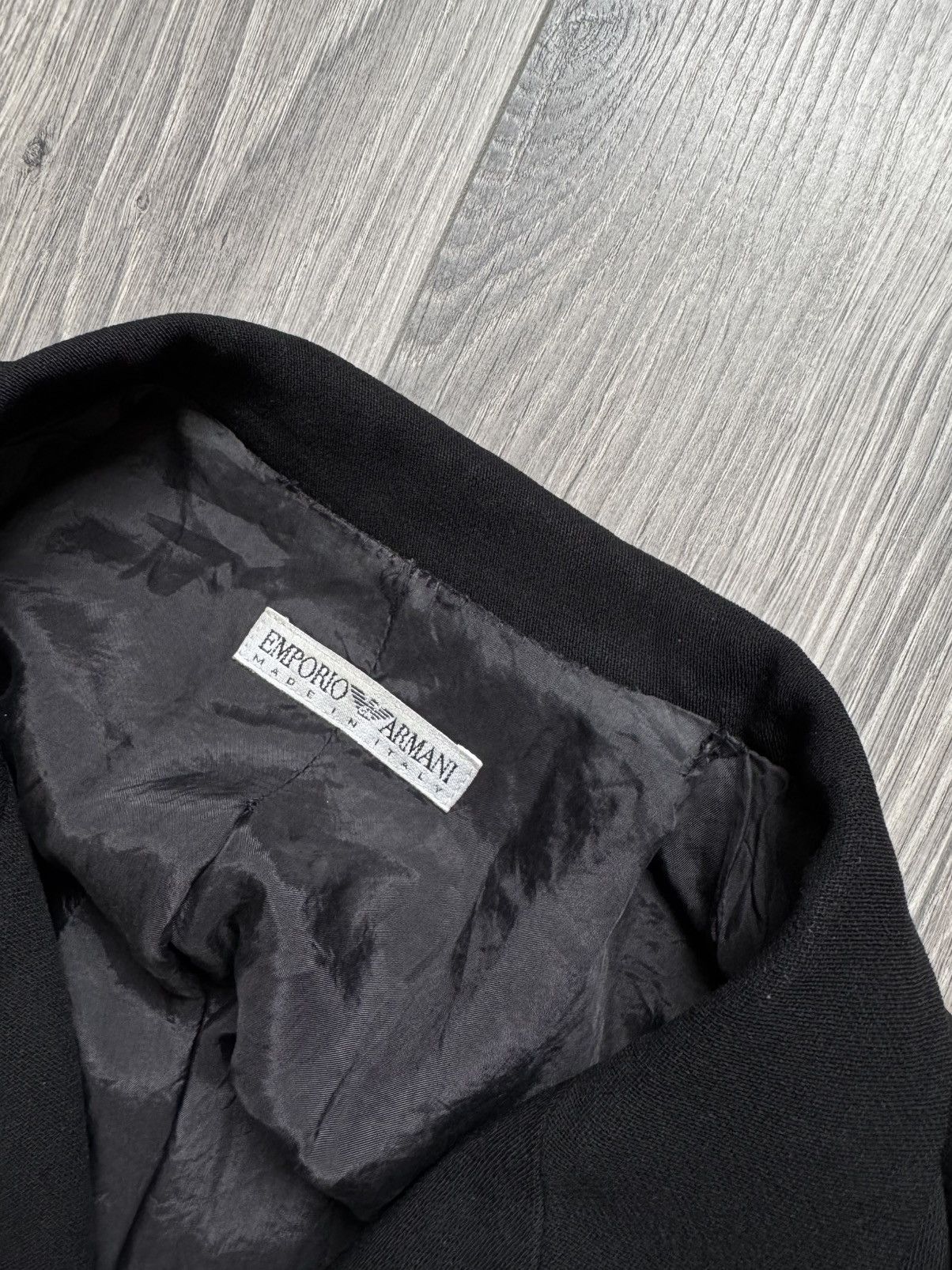 Emporio Armani Emporio Armani Blazer Jacket in Black Size M / US 6-8 / IT 42-44 - 6 Thumbnail