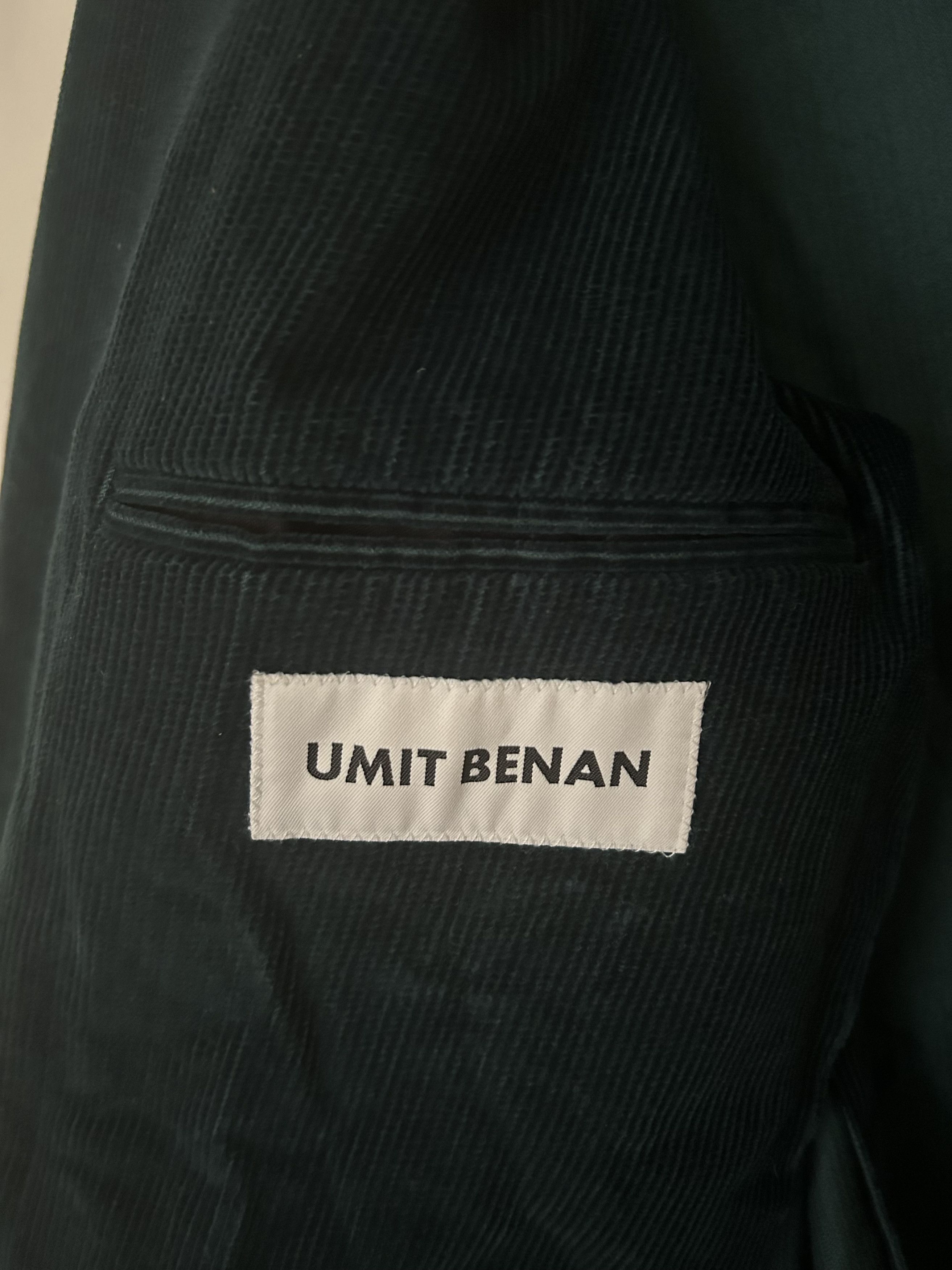 Umit Benan Umit Benan Corduroy Blazer Size 46R - 2 Thumbnail