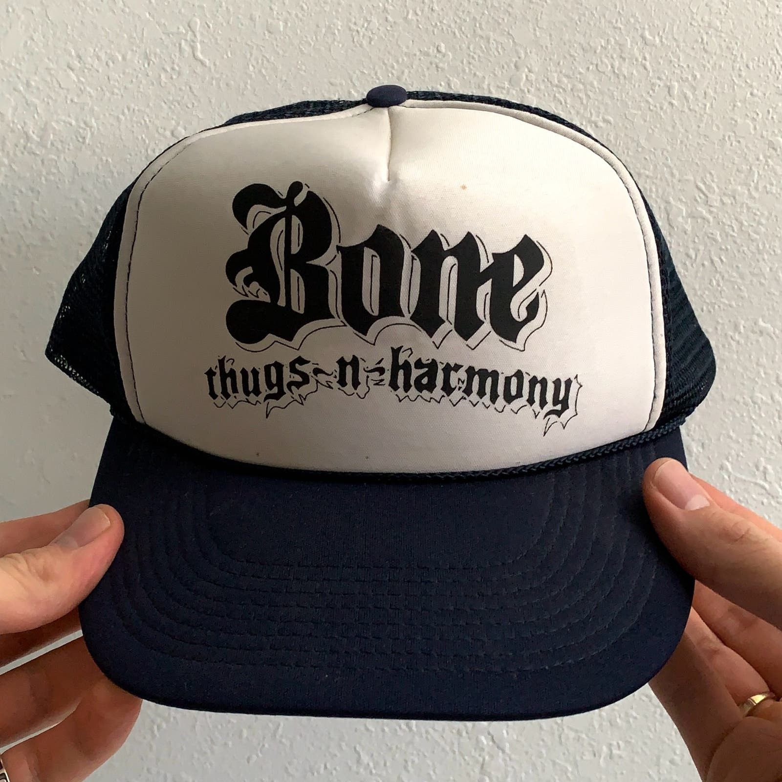 Kanye West RARE 90s Bone Thugs N Harmony Rap Tour Foam Trucker Hat