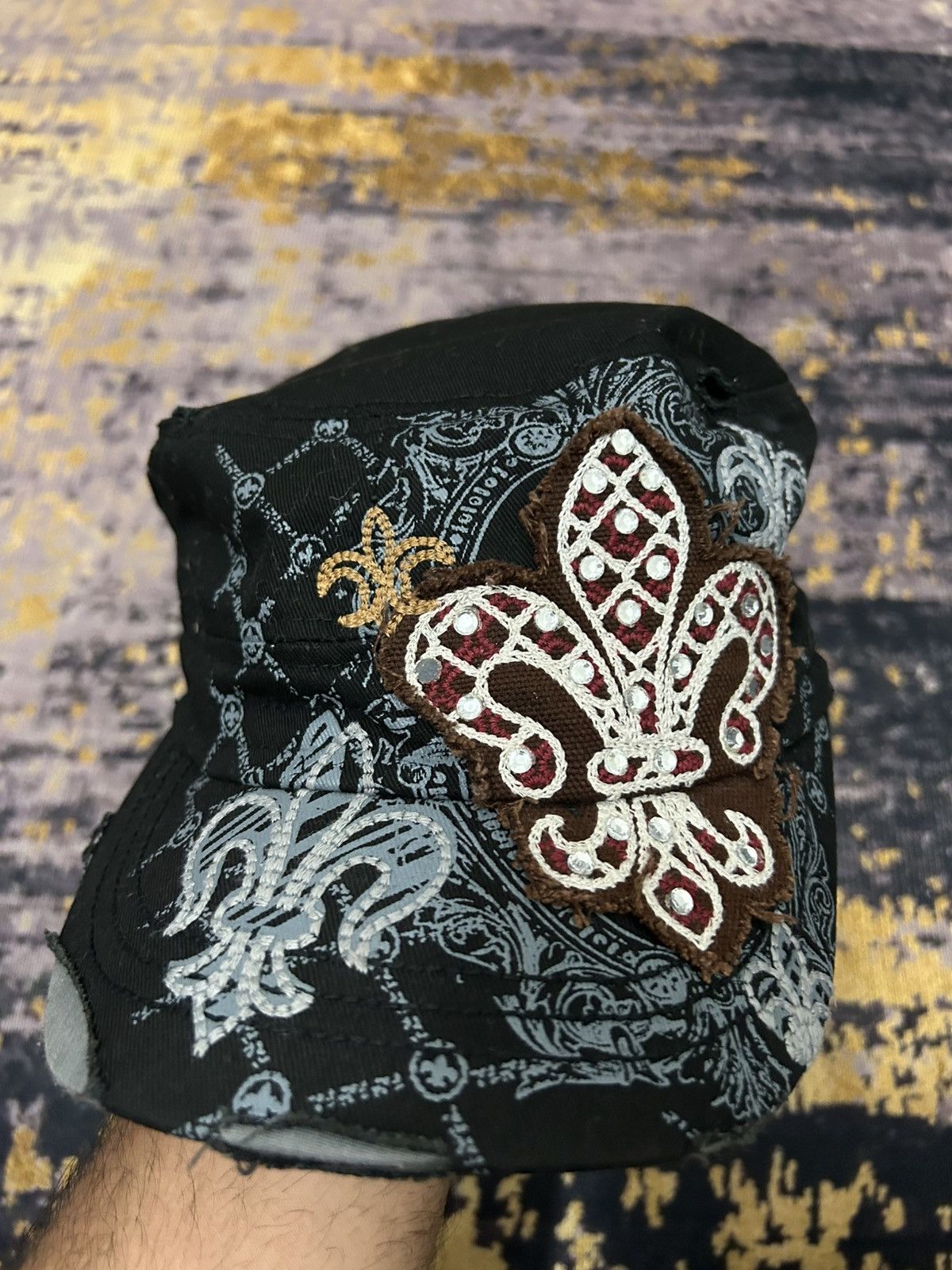 If Six Was Nine Kbethos Cross Camo Swarovski Patrol Caps Size ONE SIZE - 6 Thumbnail