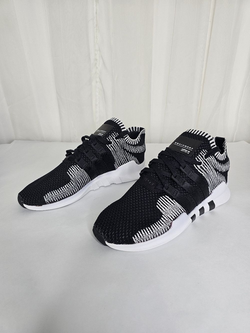 Adidas Adidas EQT Support Adv Primeknit Sneaker Black White Running Size US 8 / EU 41 - 3 Thumbnail