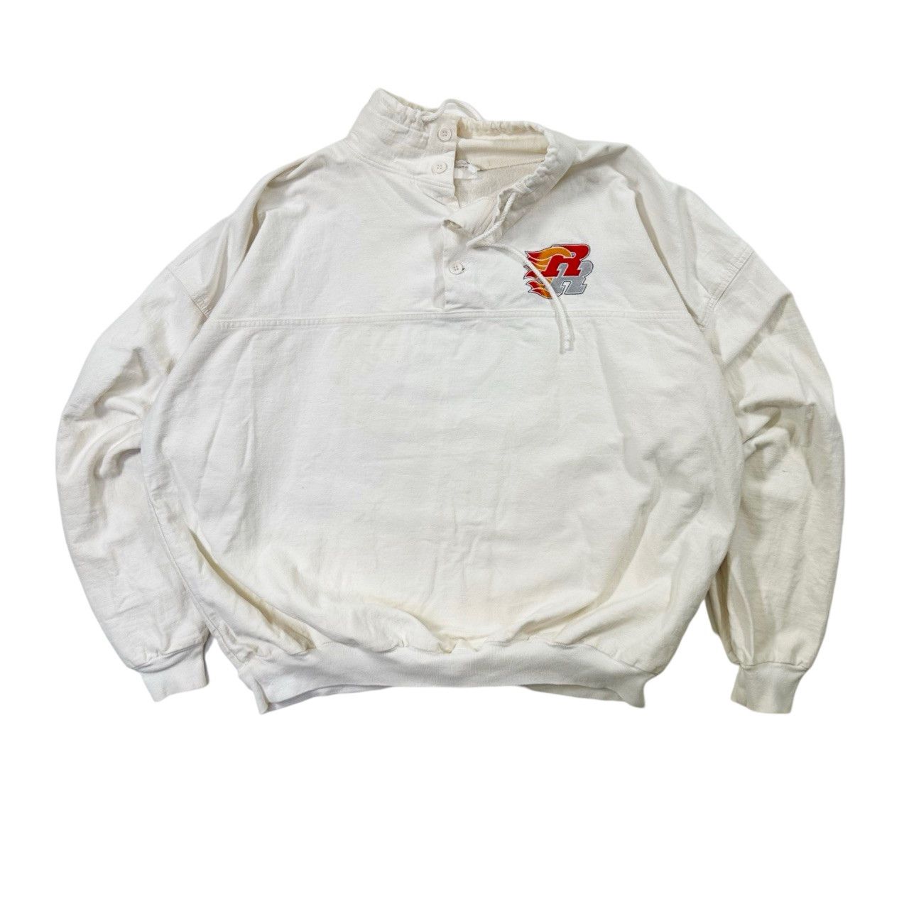 Vintage Vintage 90s CFL Calgary Roughriders Quarter Button Up Size US XL / EU 56 / 4 - 1 Thumbnail