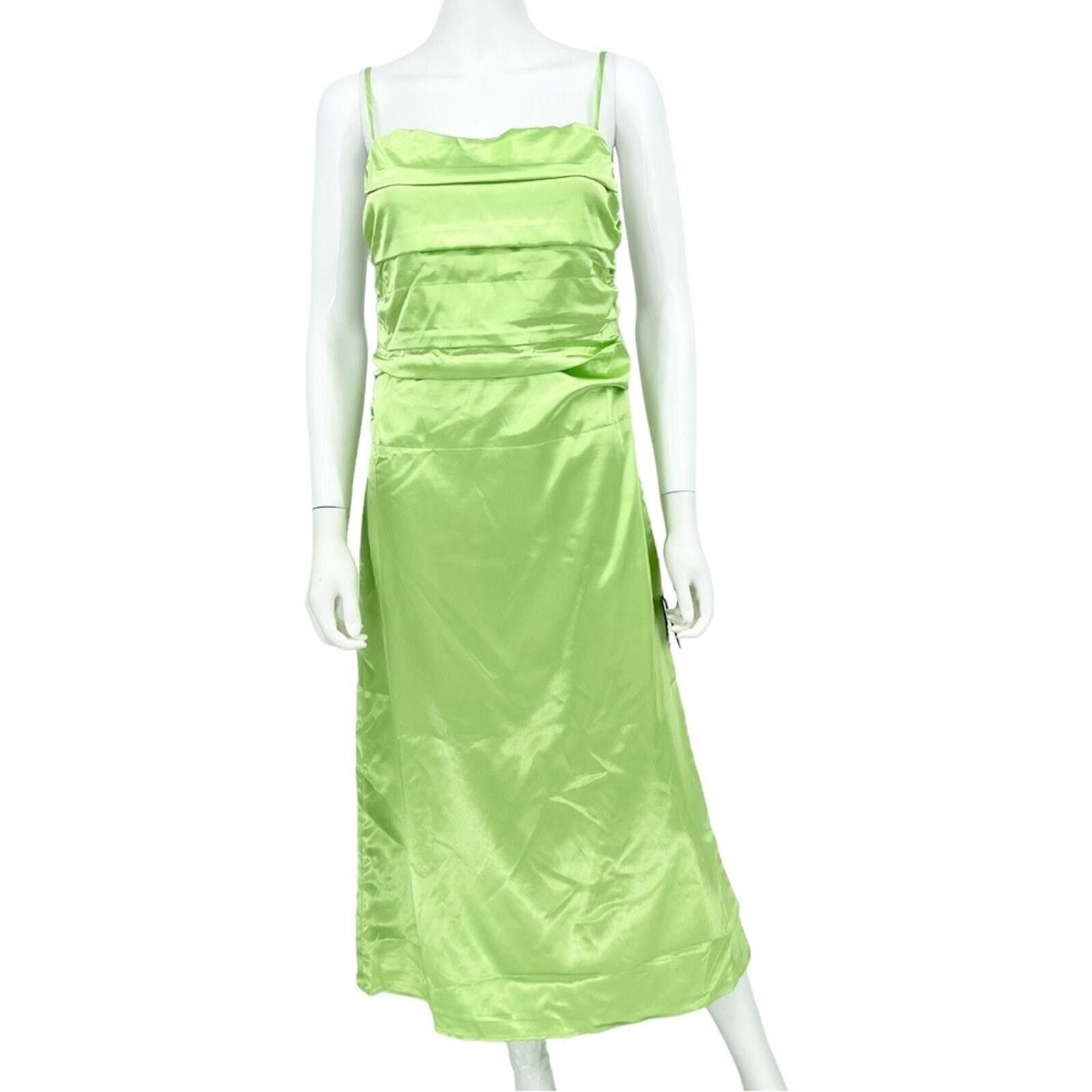 Other Lulus Maxi Dress Size Large Behold Satin Evening Spaghetti Size L / US 10 / IT 46 - 1 Thumbnail