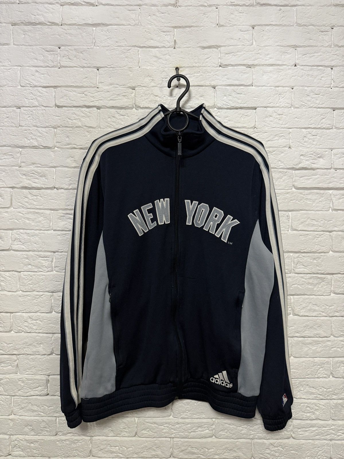 Adidas Vintage Adidas New York Yankees Olympic TrackJacket MLB USA Size US S / EU 44-46 / 1 - 1 Thumbnail