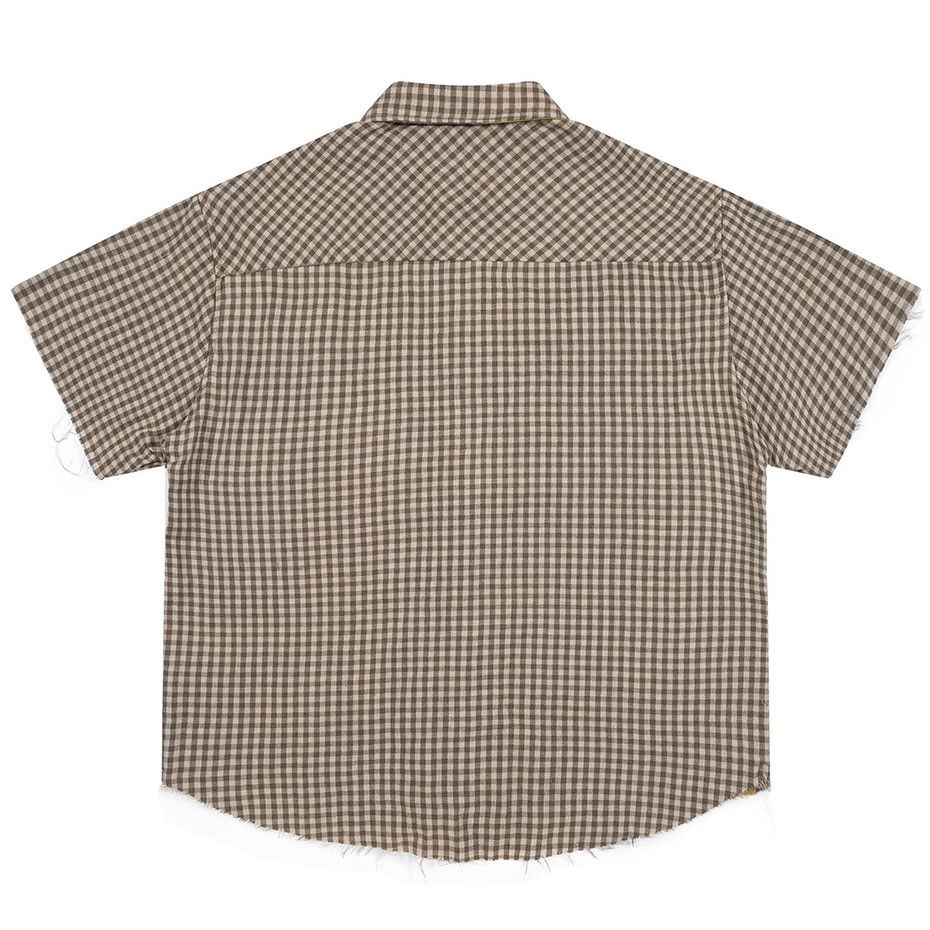 Japanese Brand × Vintage Retro fashion patchwork plaid button up shirt Size US M / EU 48-50 / 2 - 3 Thumbnail
