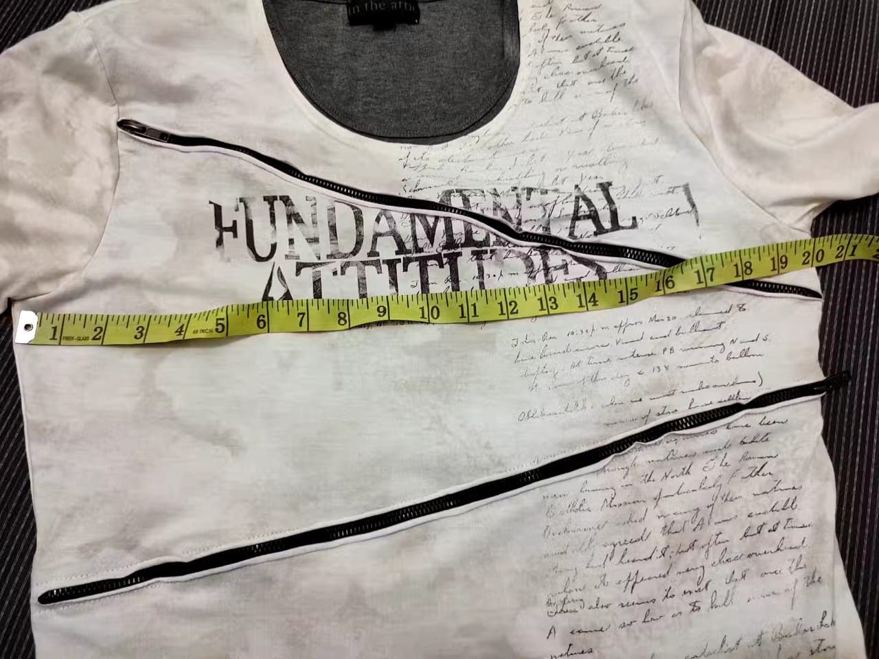 In The Attic In The Attic Japanese Multizipper Design Punk Tshirt Size US M / EU 48-50 / 2 - 10 Thumbnail