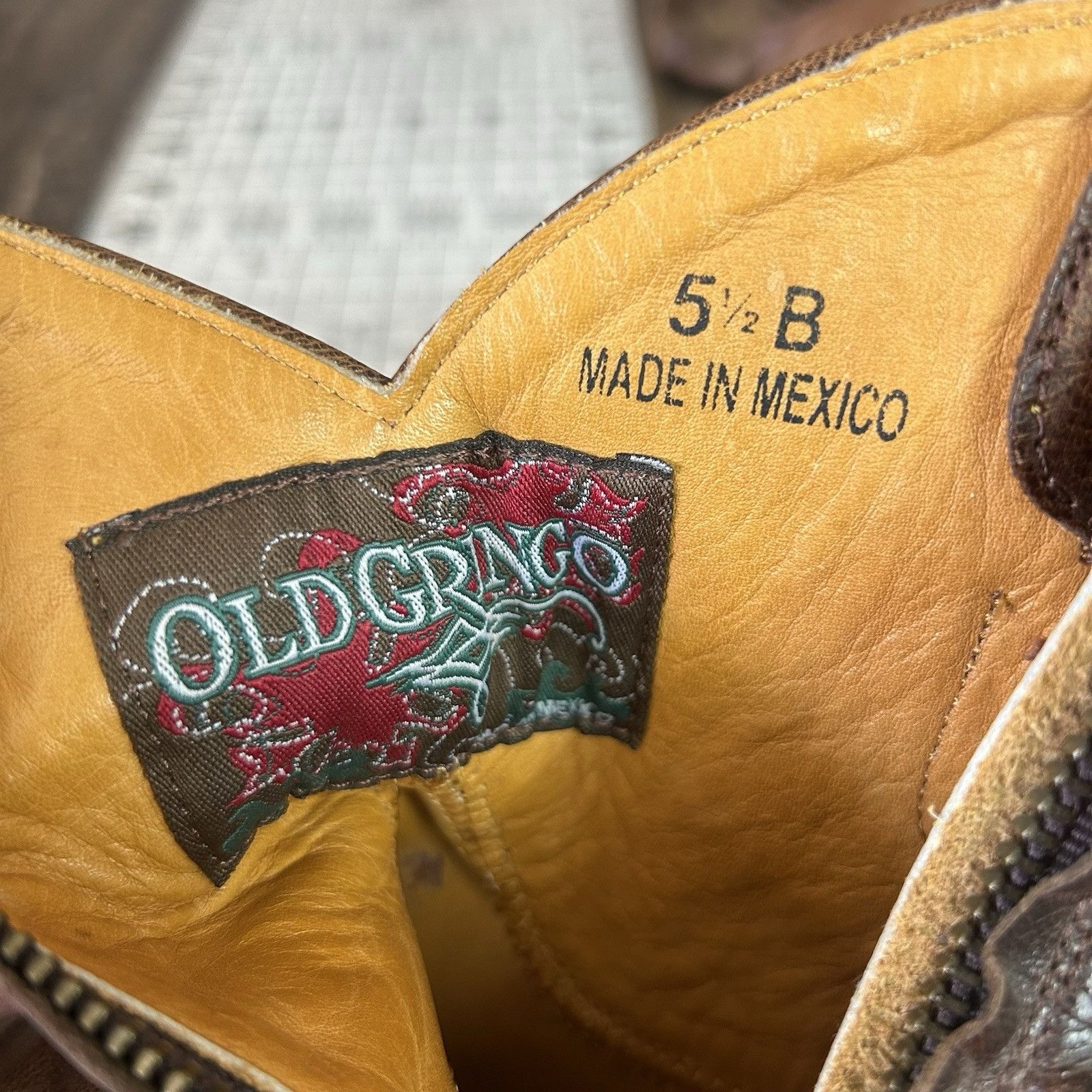 Old Gringo Old Gringo Side Zip Round Toe Cowboy Boots Womens 5.5 B Size US 5.5 / IT 35.5 - 6 Thumbnail