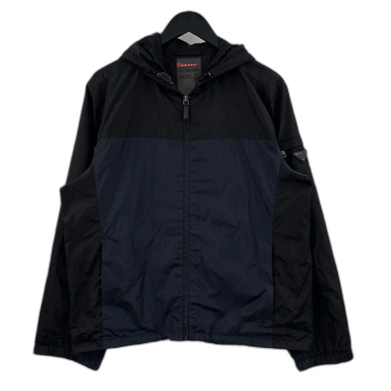 Prada Prada Hooded Windbreaker Jacket Size US L / EU 52-54 / 3 - 1 Thumbnail