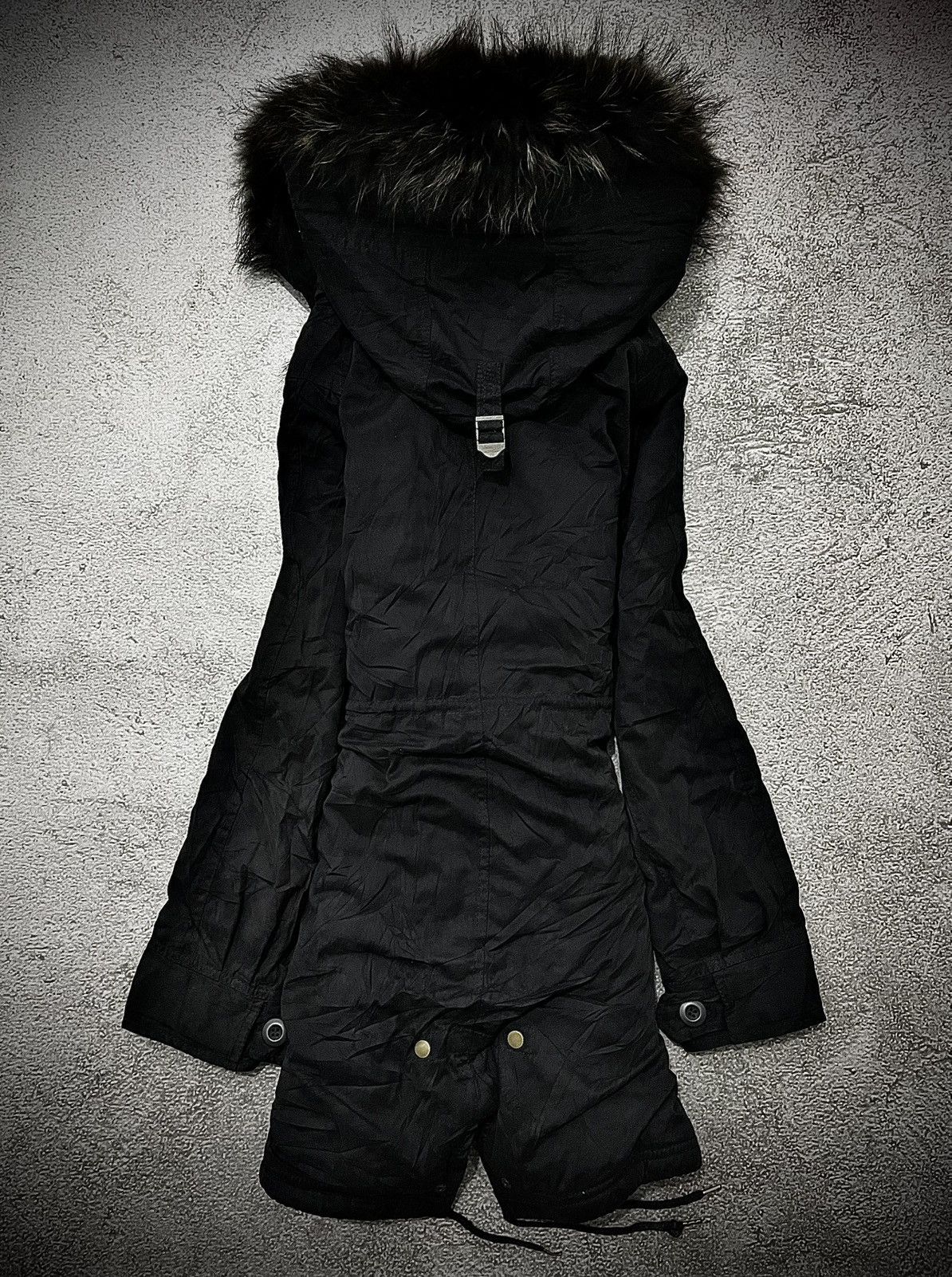 MOUSSY 2000s MOUSSY EXTREME BONDAGE SUEDE FUR JACKET LGB GOA STYLE Size US M / EU 48-50 / 2 - 6 Thumbnail