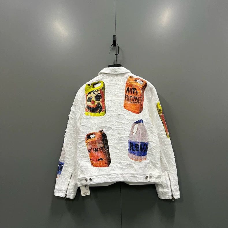 Givenchy Givenchy Josh Smith Collaboration Cartoon Print Denim Jack Size US XL / EU 56 / 4 - 2 Thumbnail