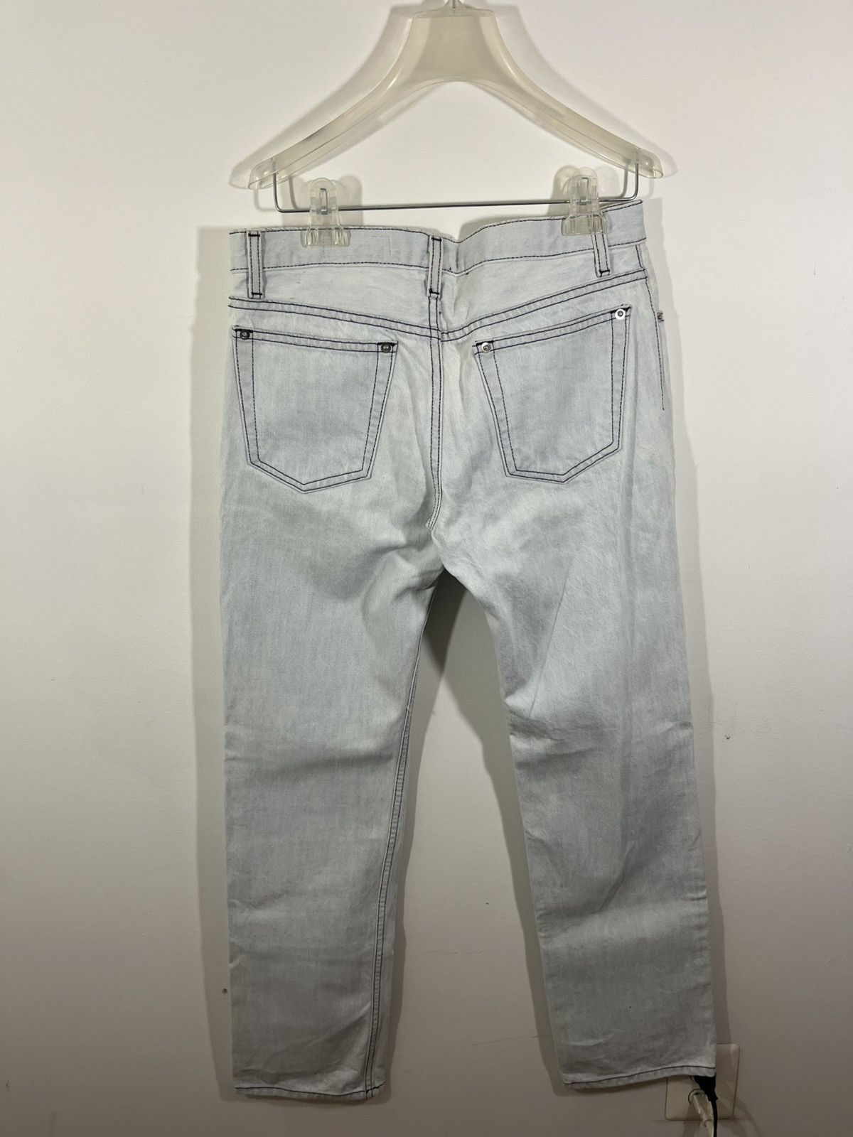Siberia Hills Siberia Hills White Denim Studded Jeans Size US 30 / EU 46 - 3 Thumbnail