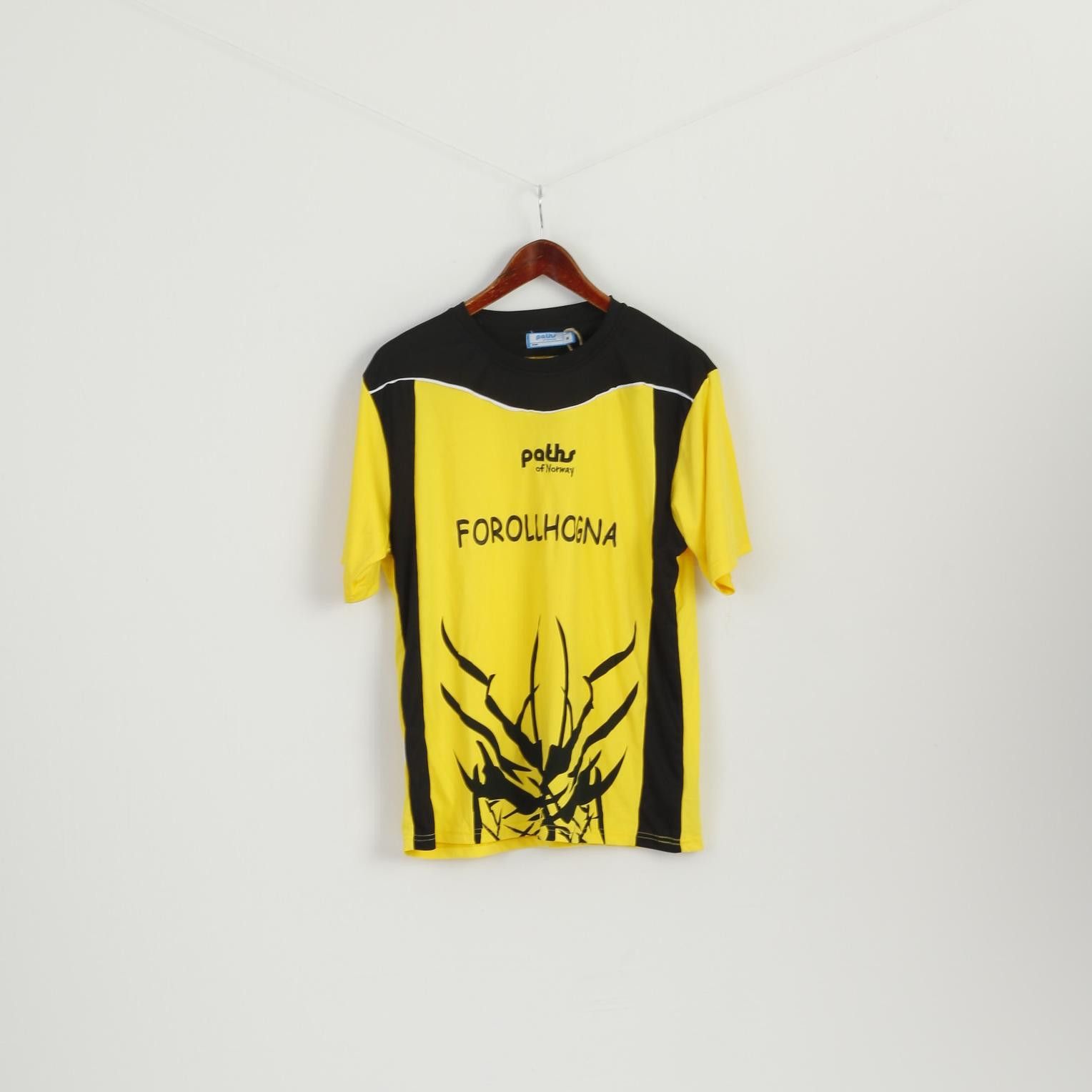 Vintage New Paths of Norway Men M Shirt Yellow 2524 Size US M / EU 48-50 / 2 - 1 Thumbnail
