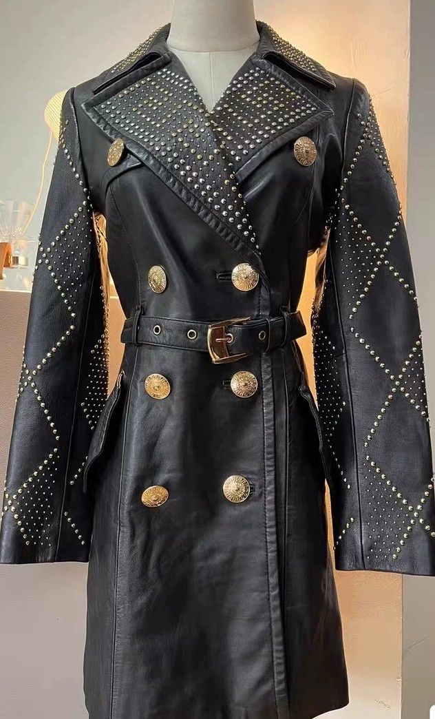 Versace Versace Co-branded leather jacket Size XS / US 0-2 / IT 36-38 - 1 Thumbnail