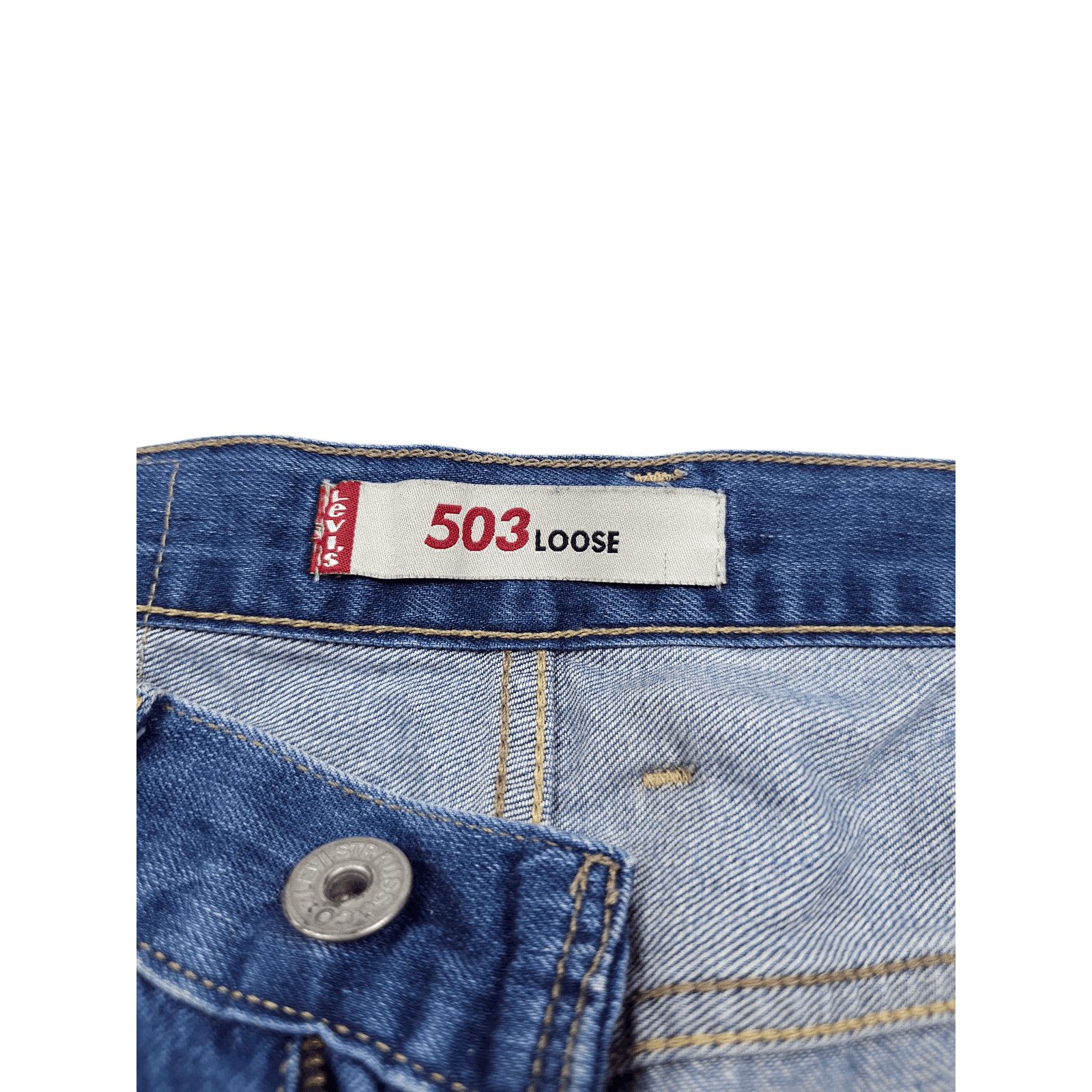 Levi's × Levi's Vintage Clothing × Vintage 💎Size 32 Levi's 506 Engineered Shorts Jorts Loose Denim Size US 32 / EU 48 - 13 Thumbnail