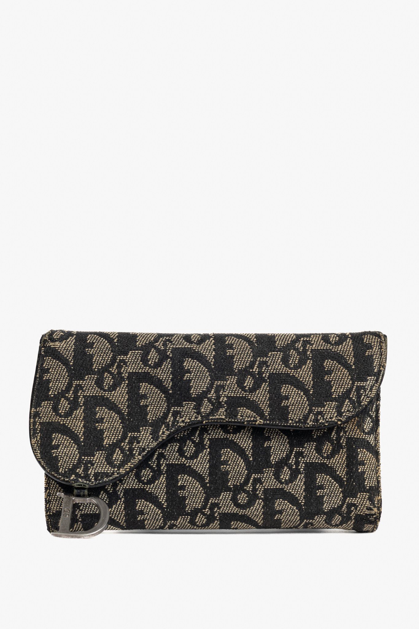 Dior Christian Dior Saddle Noir Logo-Monogram Canvas Wallet Size ONE SIZE - 1 Thumbnail