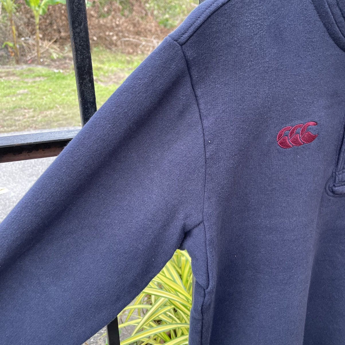 Canterbury of New Zealand 🔥Vintage Canterbury Logo Half Buttons Rugby Sweatshirts Size US S / EU 44-46 / 1 - 7 Thumbnail