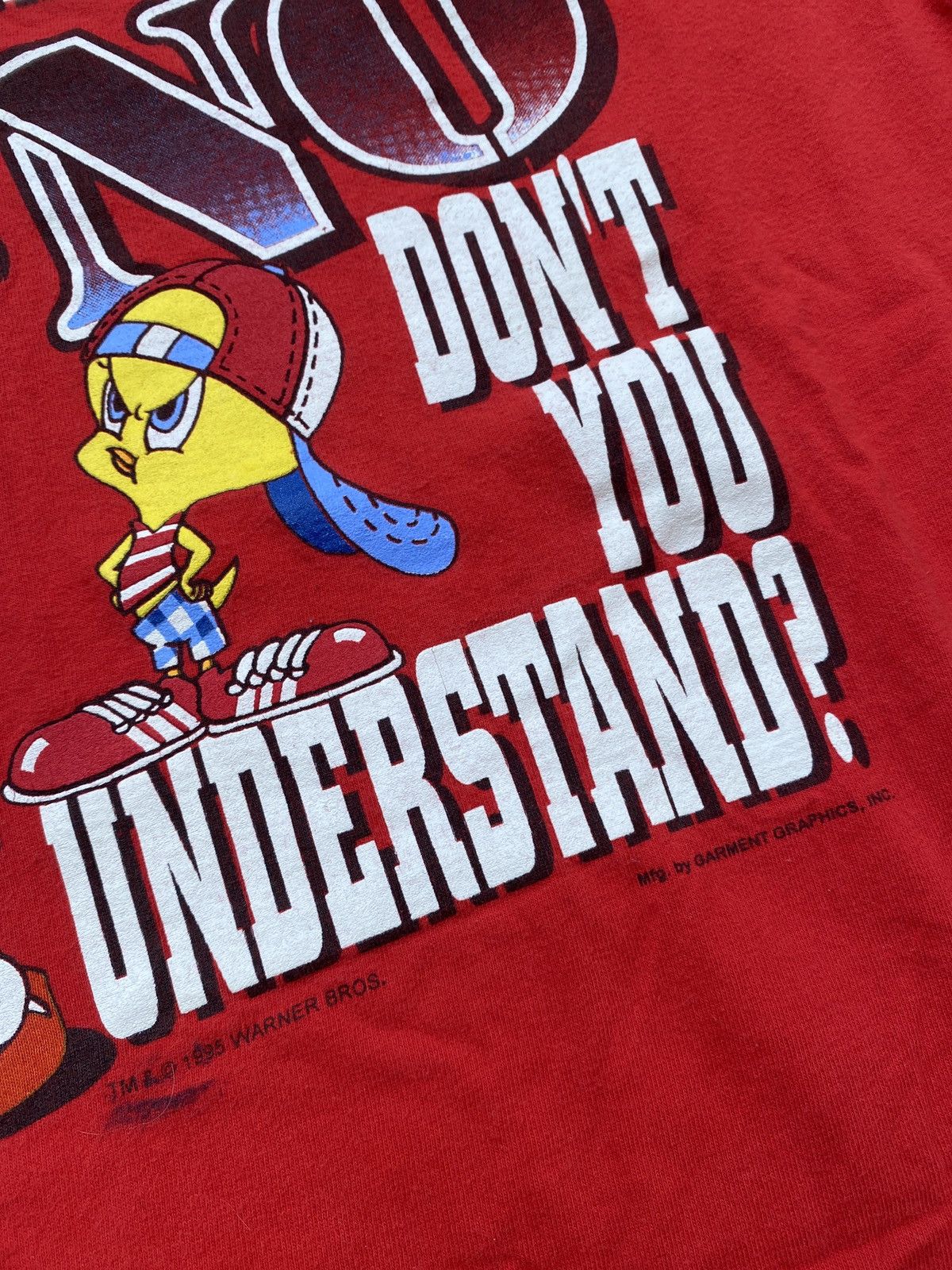 Vintage × Warner Bros 90s Sylvester and Tweety Bird Looney Tunes art shirt sz XL Size US XL / EU 56 / 4 - 2 Thumbnail