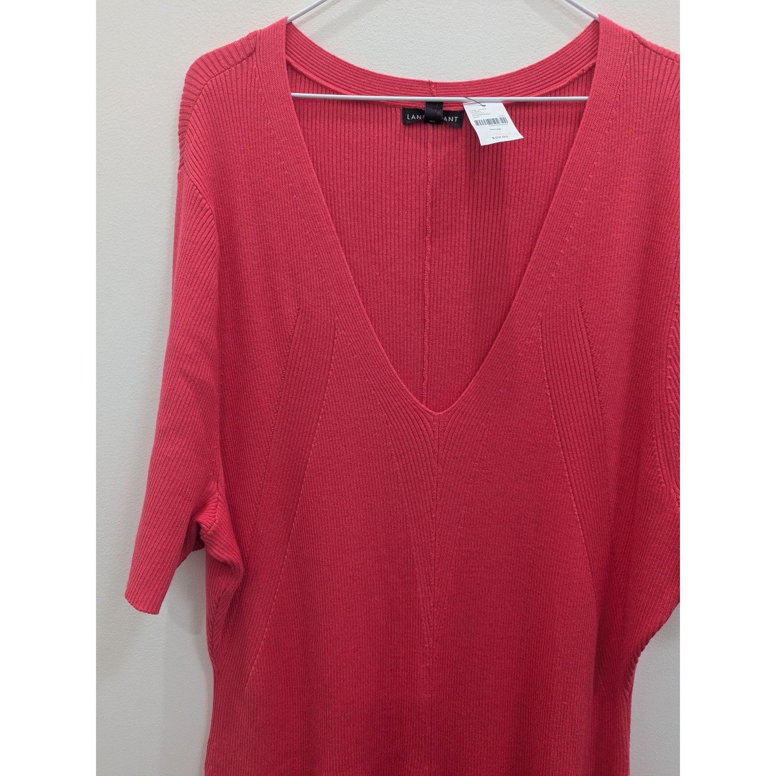 Other NWT Lane Bryant V-Neck Pink Sweater Dress Size 26/28 Beauti Size 3XL / US 20-22 - 4 Thumbnail
