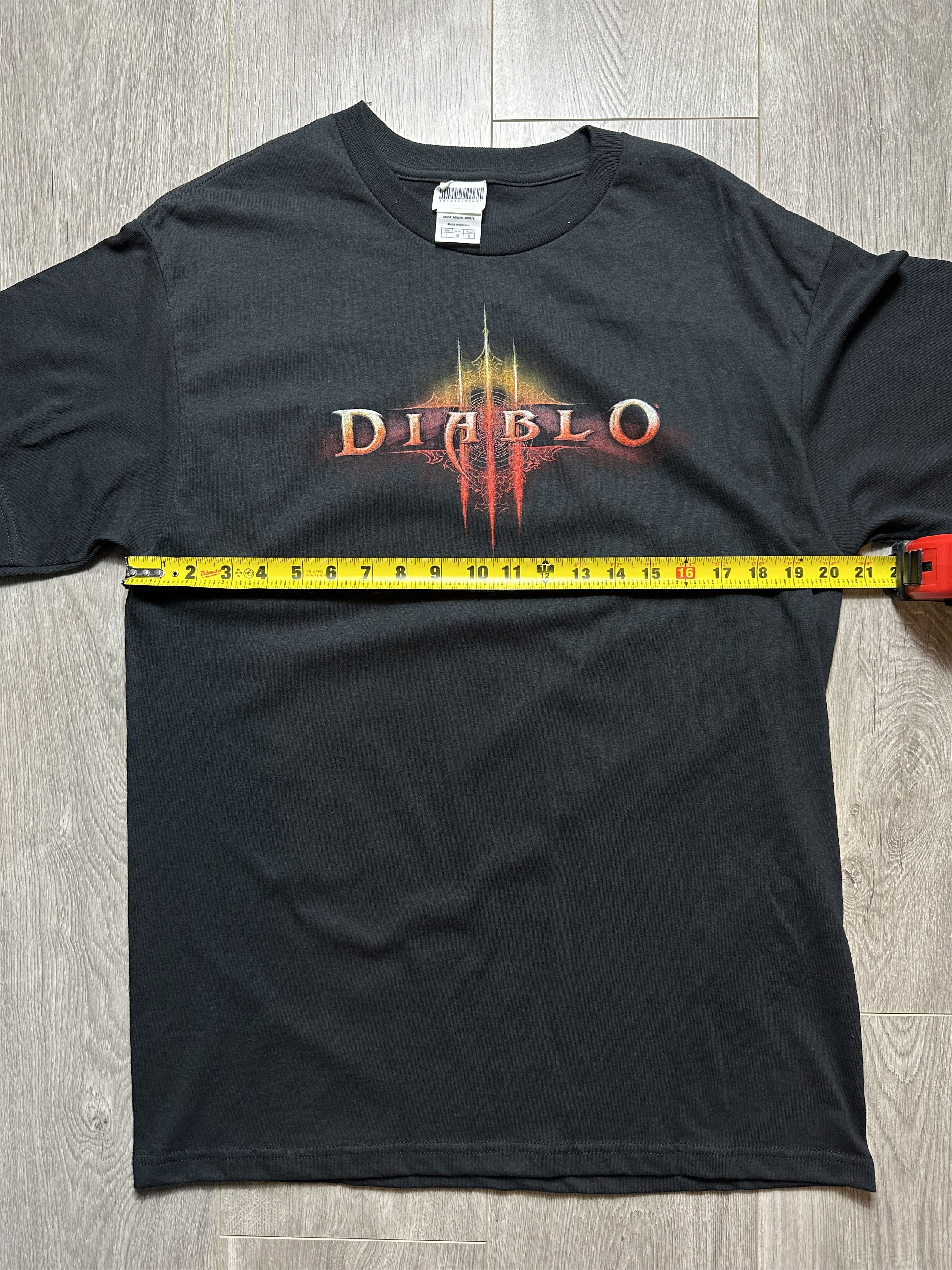 The Game × Vintage Official Diablo 3 Blizzard Entertainment Video Game Promo Size US L / EU 52-54 / 3 - 8 Thumbnail