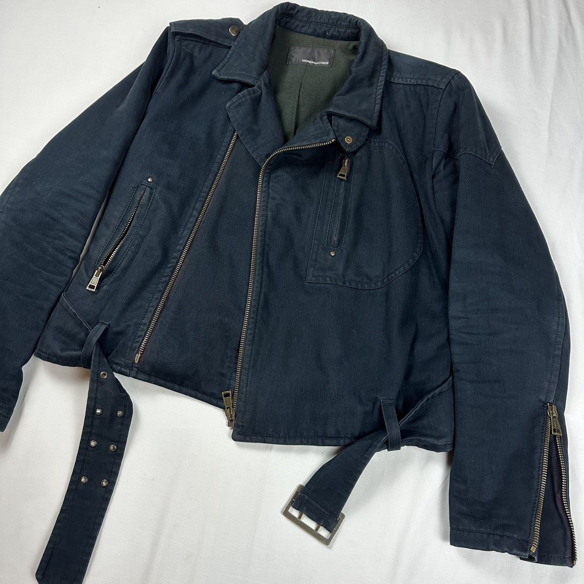 Andrew Mackenzie Archive Andrew Mackenzie Side Zip Short Military Jacket Size US M / EU 48-50 / 2 - 10 Thumbnail
