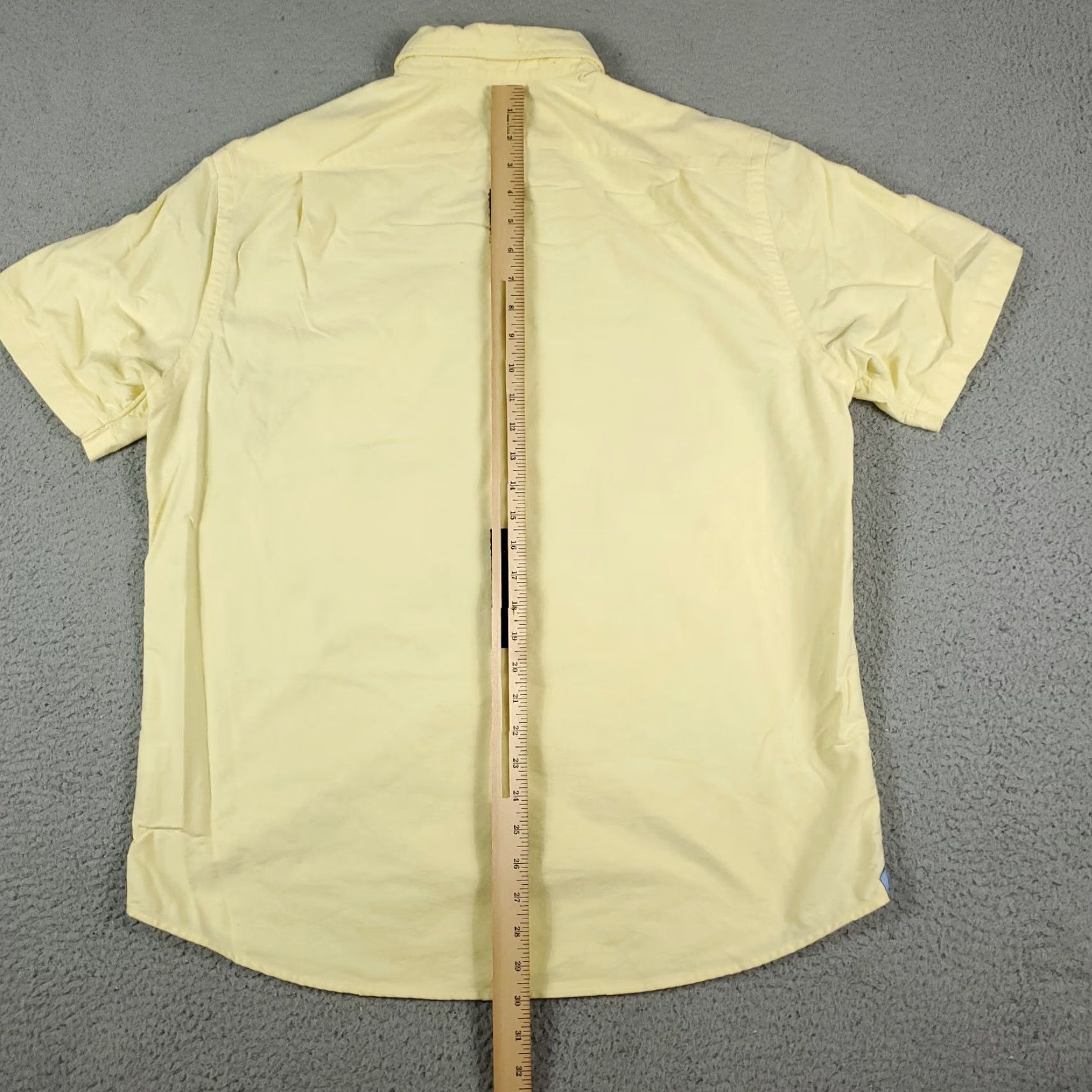 Cremieux Daniel Cremieux Yellow Button-Up Shirt Mens Large Short Sleeve Casual All Seasons Size US L / EU 52-54 / 3 - 4 Thumbnail