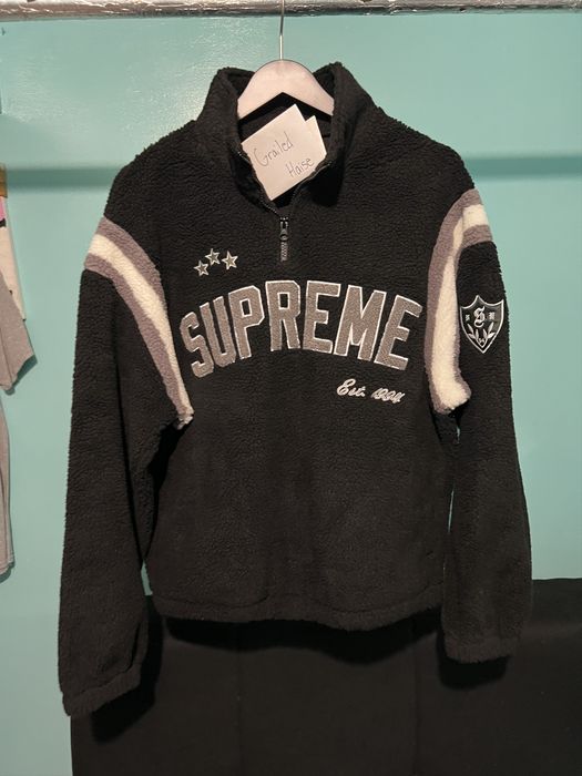 Supreme Supreme Arc Half Zip Fleece Pullover | Grailed