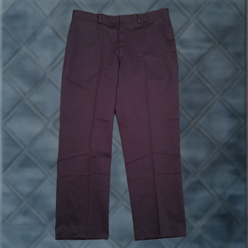 Vintage L.L. Bean Pants Men's 38 Chino Flat Front Navy Blue Size US 38 / EU 54 - 1 Thumbnail