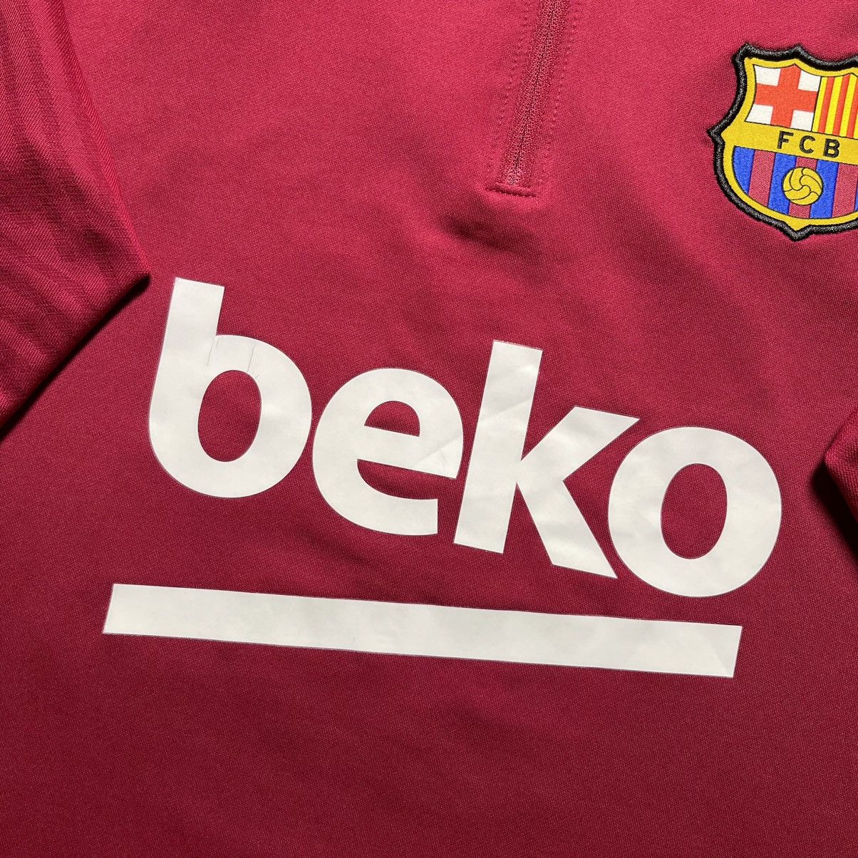 Nike × Vintage BARCELONA NIKE 2020/2021 FOOTBALL SOCCER TRAINING TRACK TOP Size US S / EU 44-46 / 1 - 4 Thumbnail