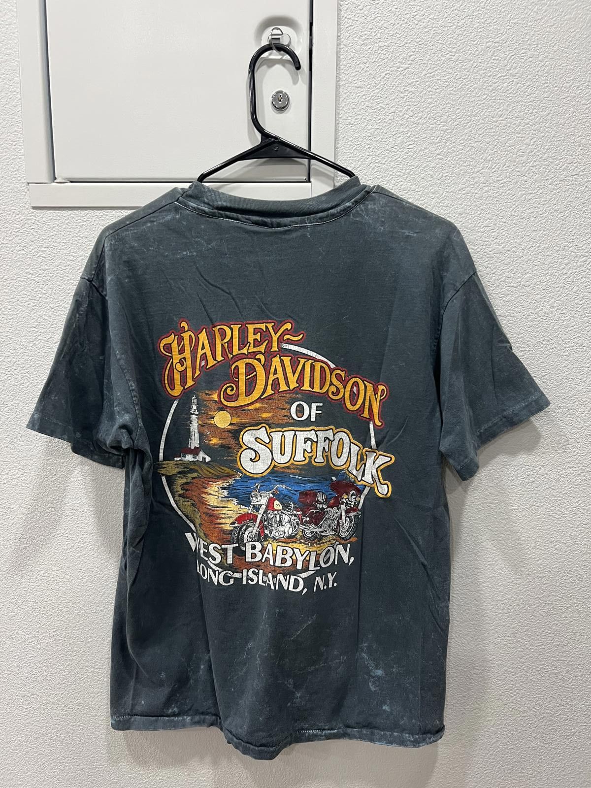 Harley Davidson 90s AOP Harley Davidson Motorcycle Girl Size US XL / EU 56 / 4 - 3 Thumbnail