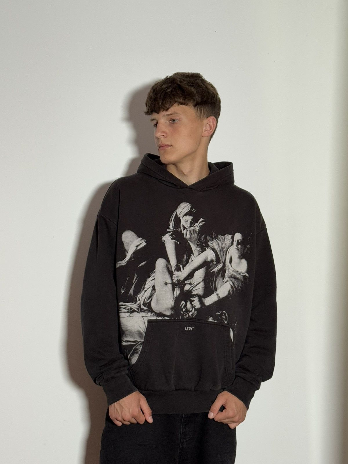 LFDY LFDY Lfdy Death Before Dishonor Avant Garde Rare Hoodie Size US S / EU 44-46 / 1 - 2 Thumbnail
