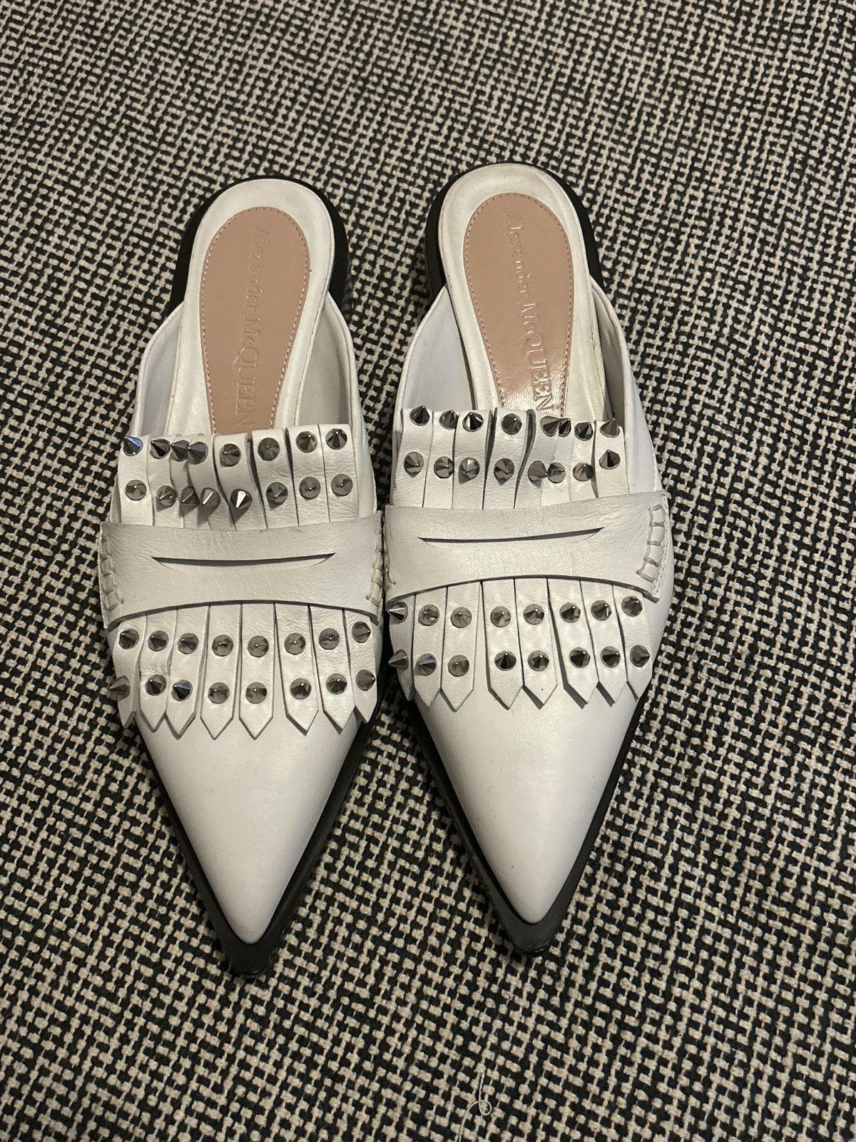 Alexander McQueen Alexander McQueen Studded Slip ons Size US 10 / IT 40 - 6 Thumbnail