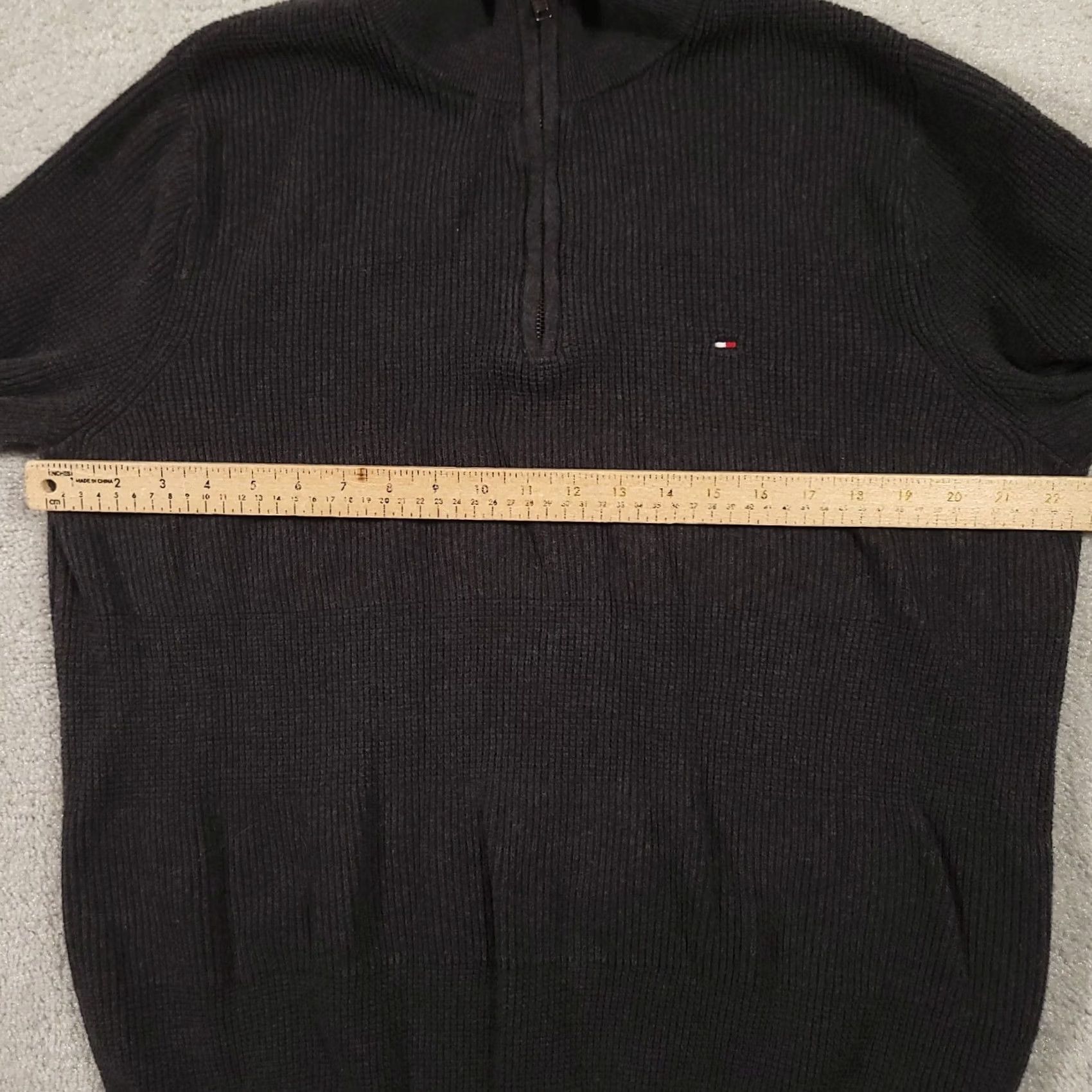 Tommy Hilfiger Tommy Hilfiger 1/4 Zip Pullover Sweater Men’s 3XL Gray Y2K Preppy Golf Joke Size US XXL / EU 58 / 5 - 3 Thumbnail