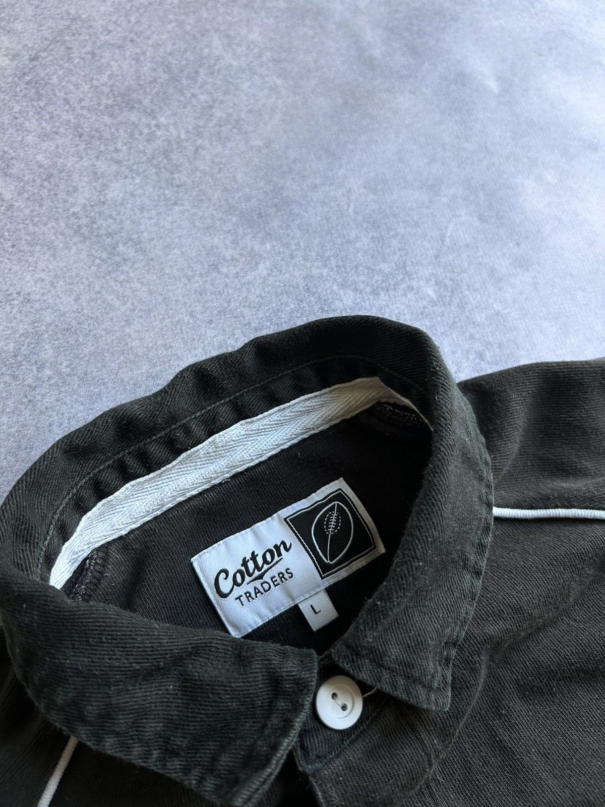 Cotton Traders × Rugby Ralph Lauren × Vintage Vintage Cotton Traders New Castle Falcons rugby jersey Size US L / EU 52-54 / 3 - 5 Thumbnail