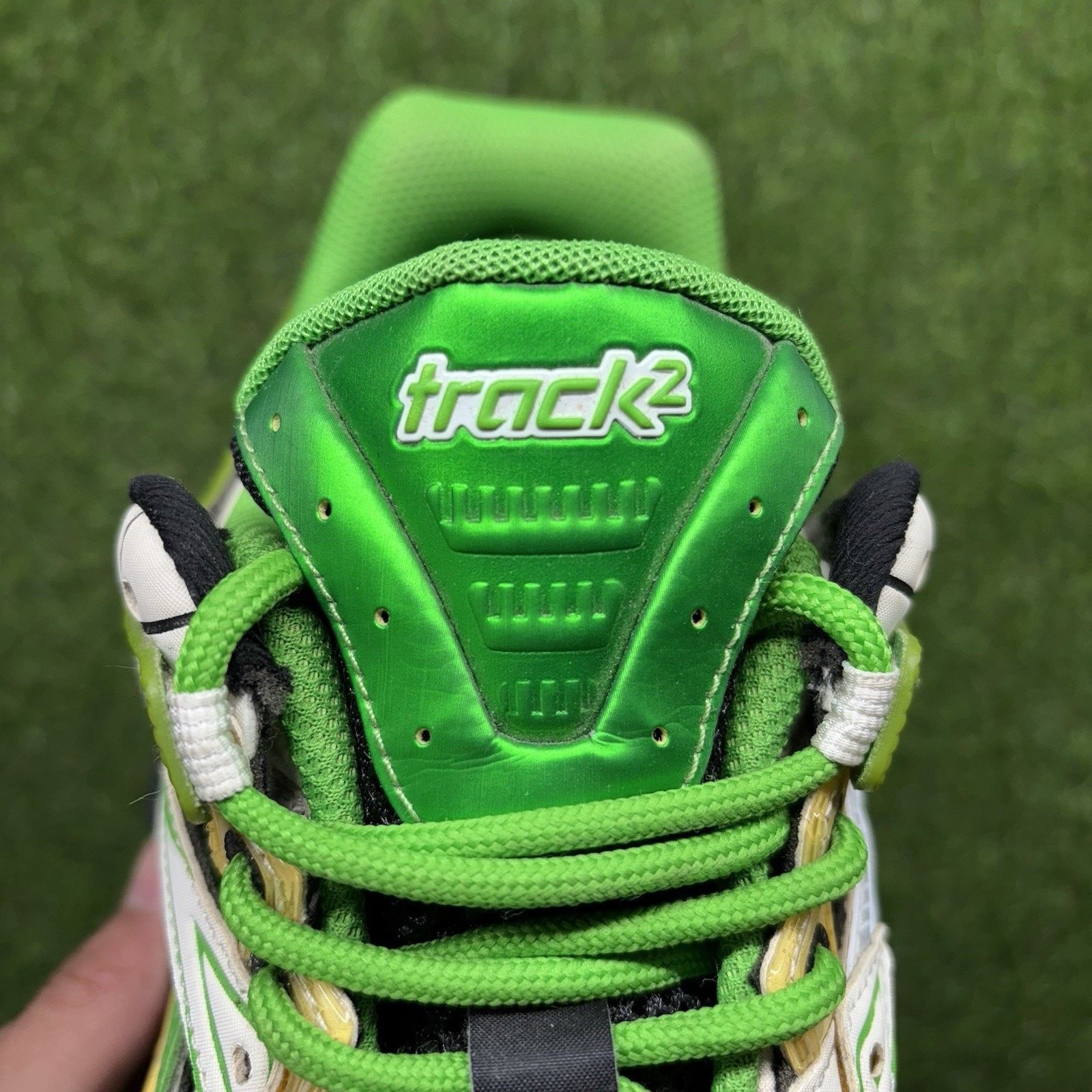 Balenciaga Balenciaga Track 2 Trainer ' White Green ' | GREAT COND! Size US 10 / EU 43 - 8 Thumbnail