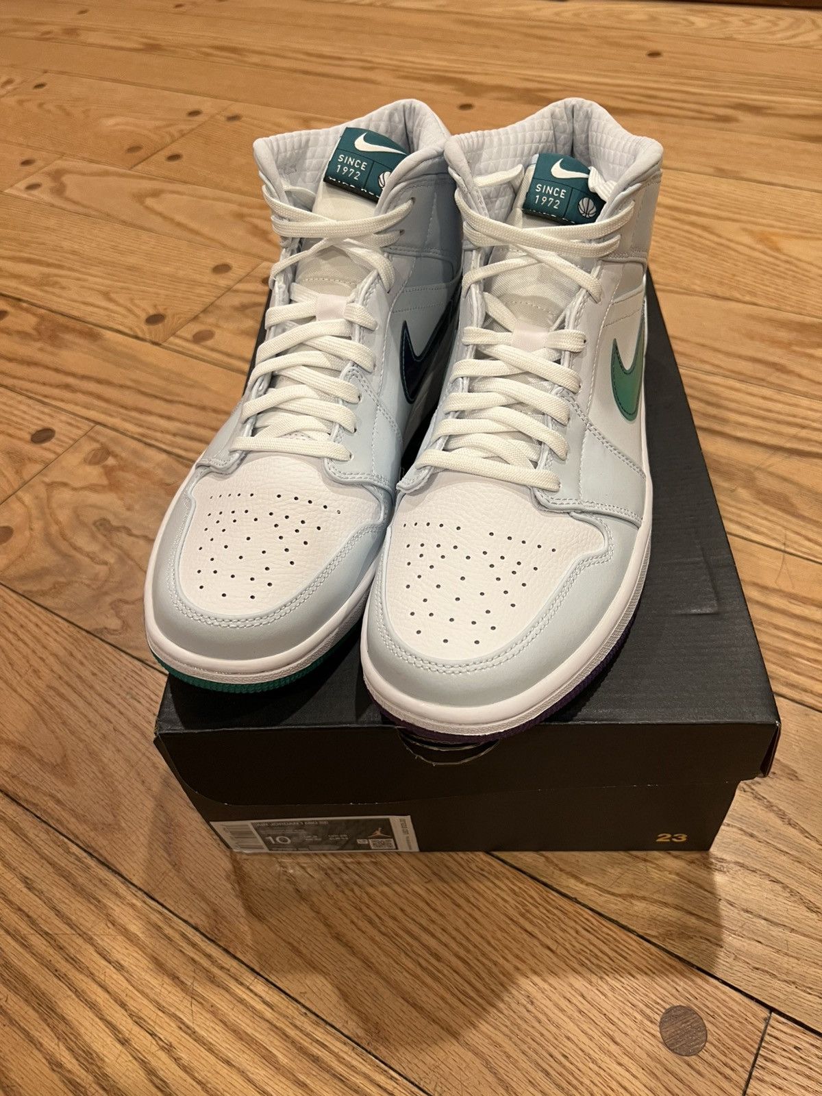 Jordan Brand Air Jordan 1 Mid SE Luka Doncic Pre Game Mindfulness Size US 10 / EU 43 - 4 Thumbnail