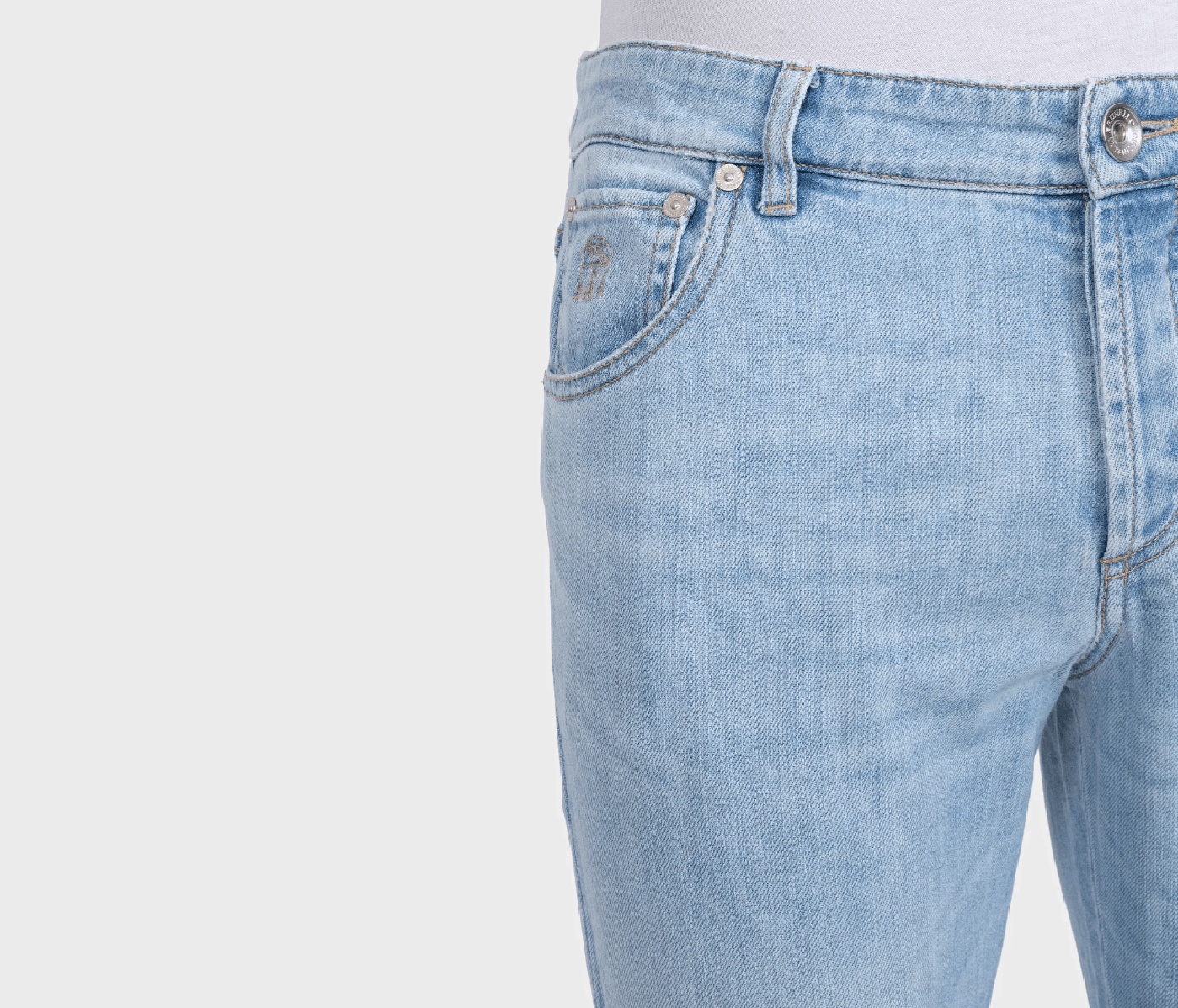 Brunello Cucinelli Brunello Cucinelli Blue Skinny Fit Jeans Men M Size US 33 - 4 Thumbnail