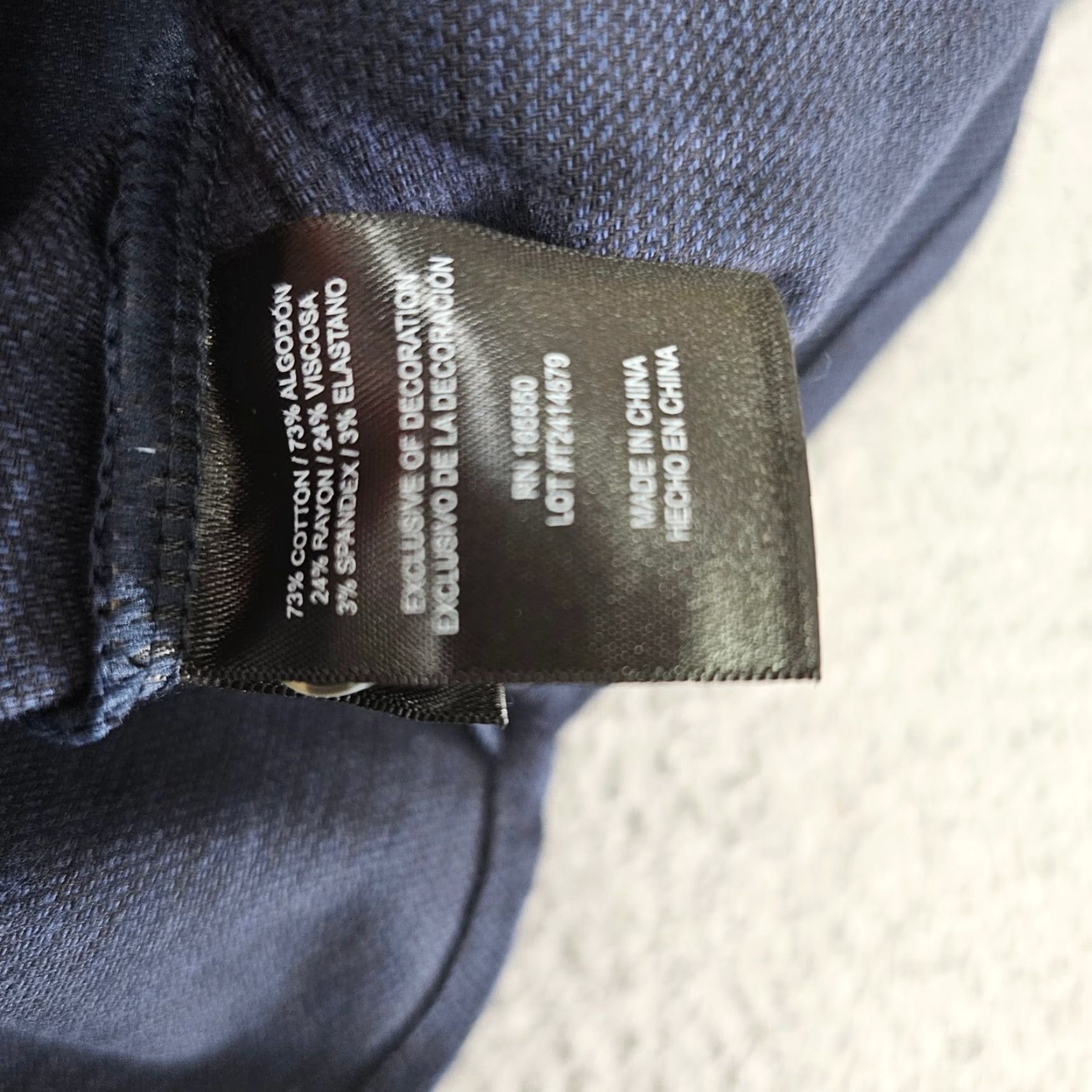 Lands' End Lands' End 32 Degrees Flannel Shirt Mens M Blue Cotton Blend Lightweight Regular Button-Up Size US M / EU 48-50 / 2 - 5 Thumbnail