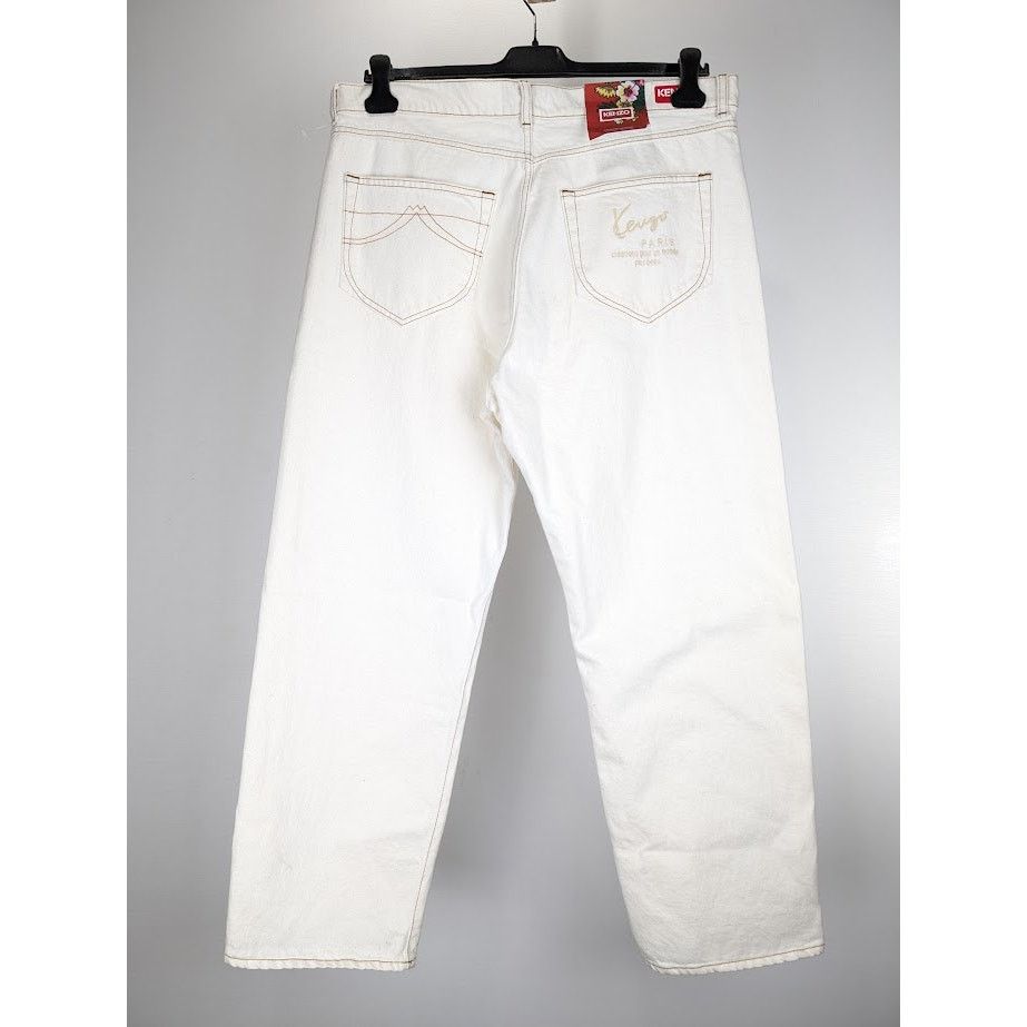 Kenzo o1rshd1 Denim Pant in White Size US 36 / EU 52 - 1 Thumbnail