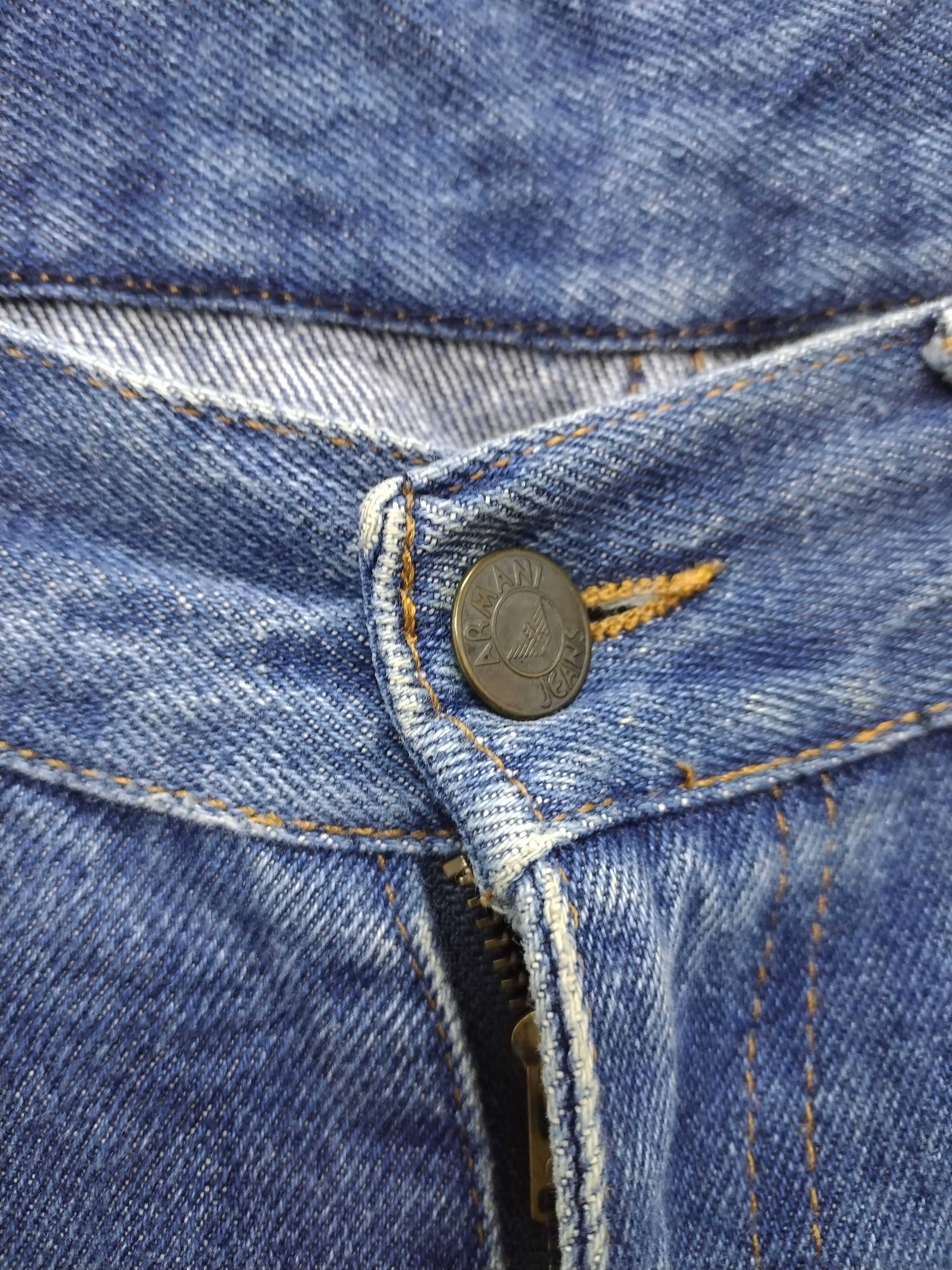 Giorgio Armani × If Six Was Nine × Vintage 💥 Vintage GA Armani Jeans sunfaded blue Jeans made in italy Size US 33 - 3 Thumbnail