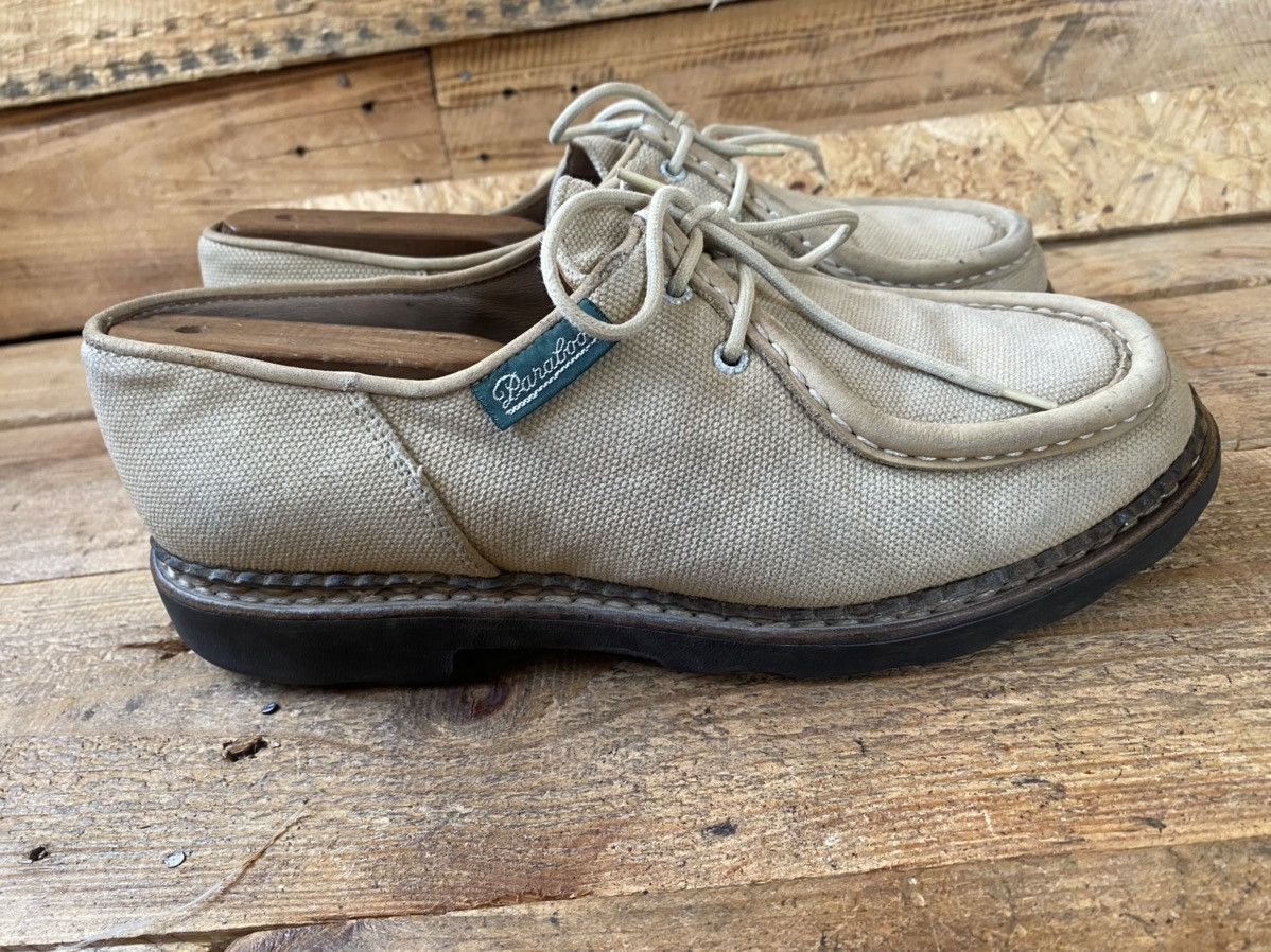 Paraboot Paraboot michael canvas derby casual leather shoes sz40.5 Size US 7.5 / EU 40-41 - 7 Thumbnail