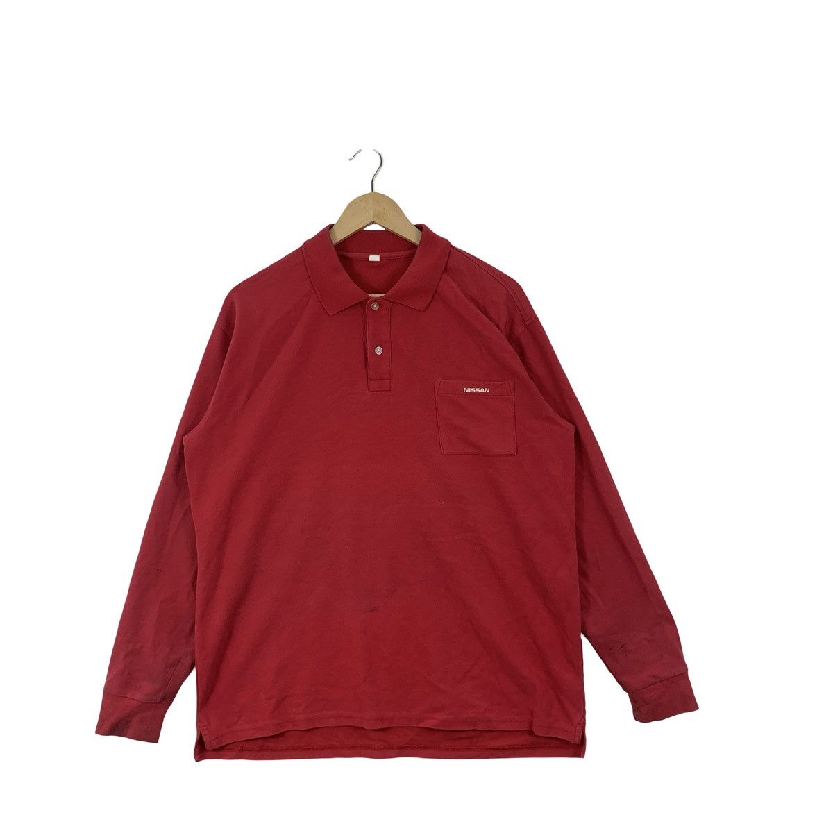 Nissan Vintage NISSAN RACING TEAM TRD Motorsport Polo Tee Shirt Size US XXL / EU 58 / 5 - 3 Thumbnail