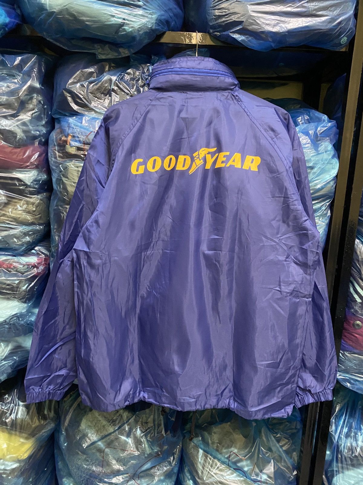 Vintage VINTAGE GOODYEAR WINDBREAKER Size US L / EU 52-54 / 3 - 4 Thumbnail